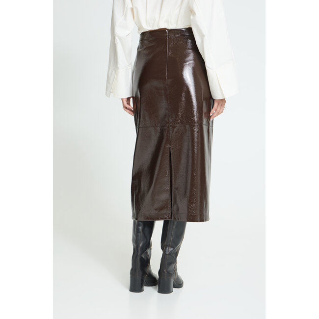 LUNED SKIRT Coffee Bean