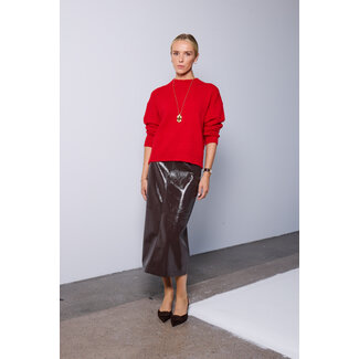 ICHI LUNED SKIRT Coffee Bean