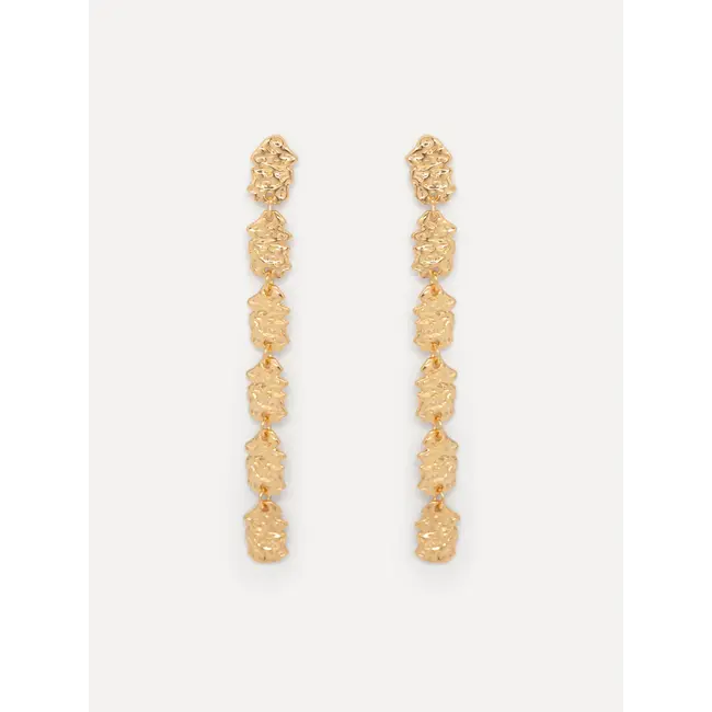 CARA VINTAGE PLATES SET EARRING Gold