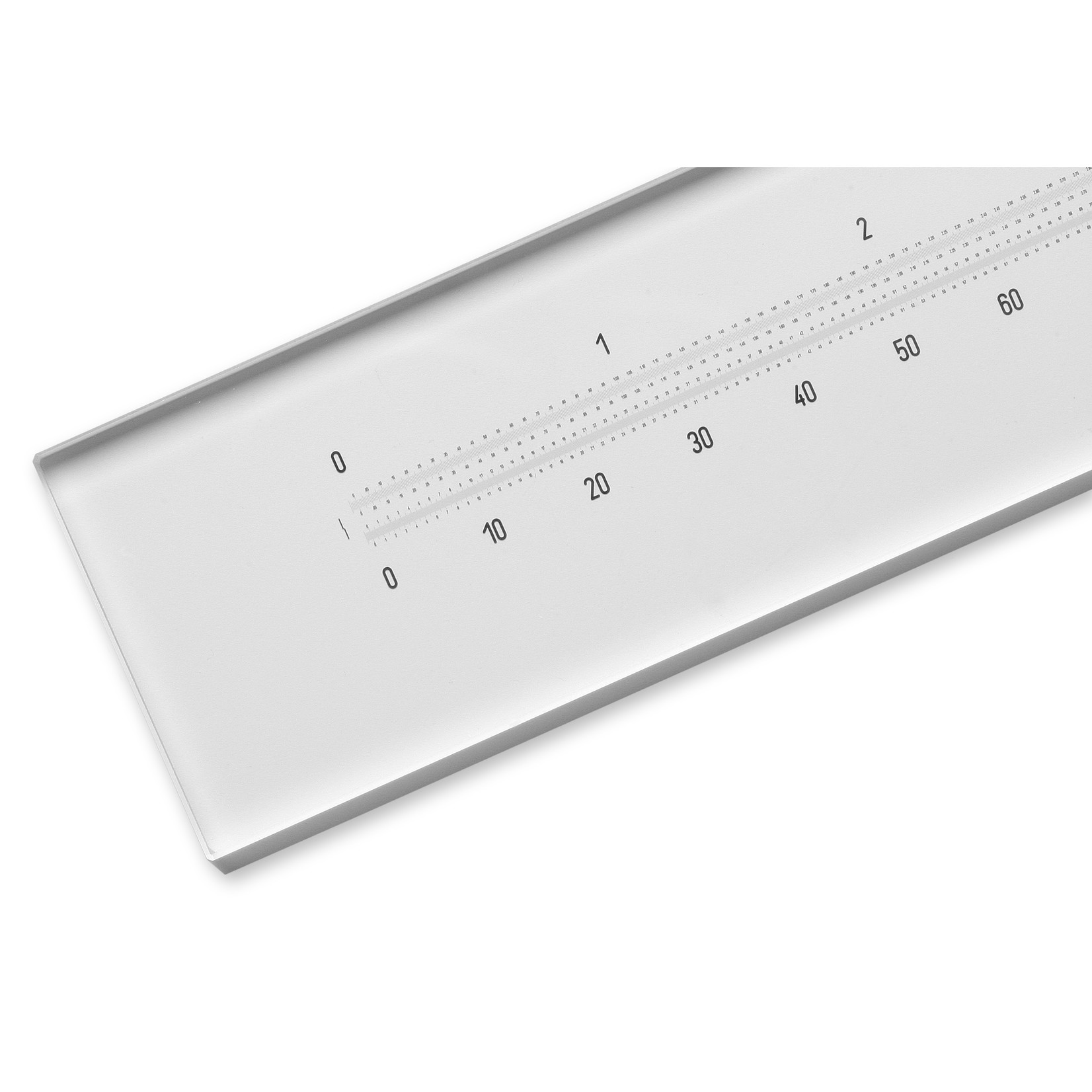 Barre di misura in vetro  Uniscale -  per la calibrazione o i prodotti su misura