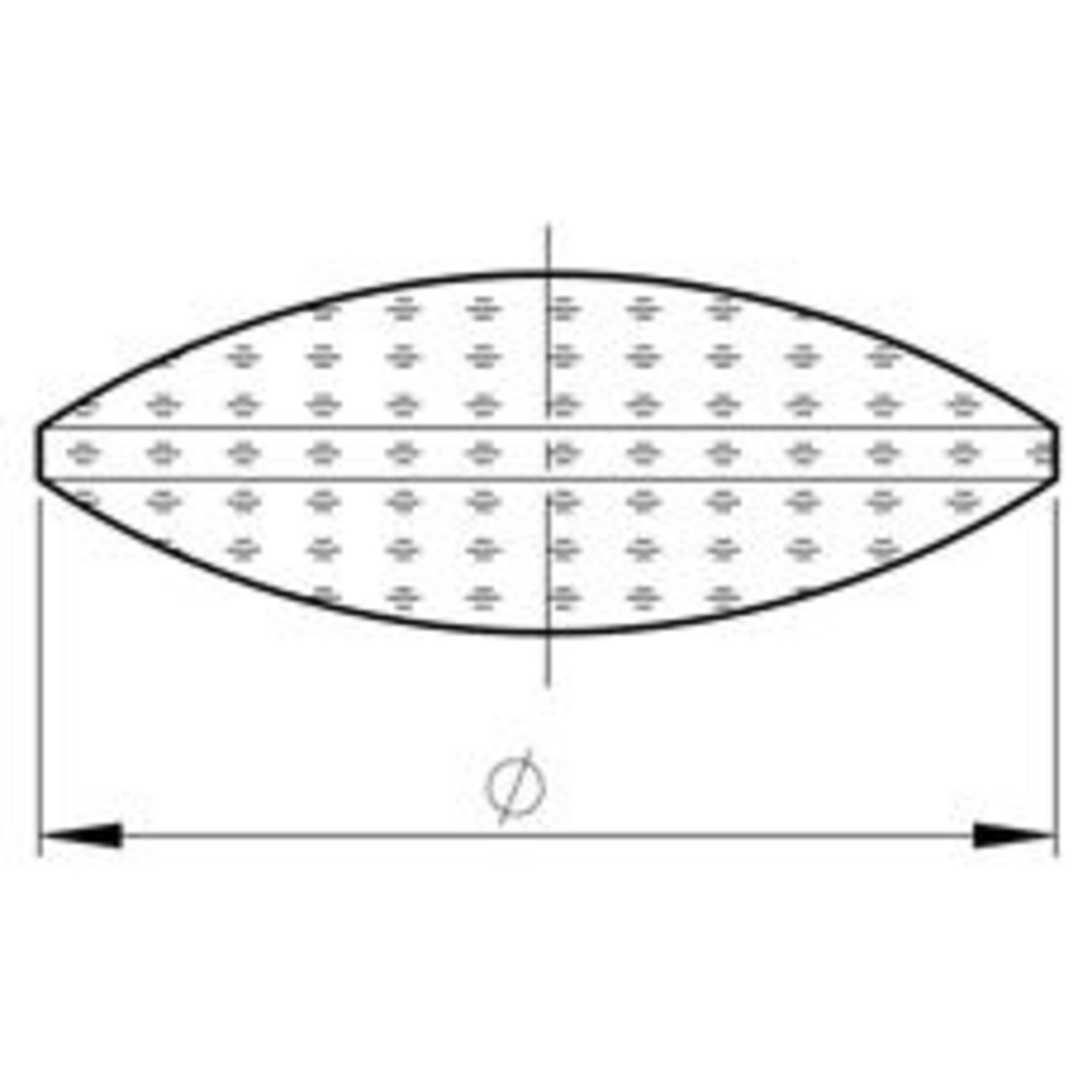 Bikonvex-Linse Ø 12,5 mm 48 Dioptrien - 10er Pack