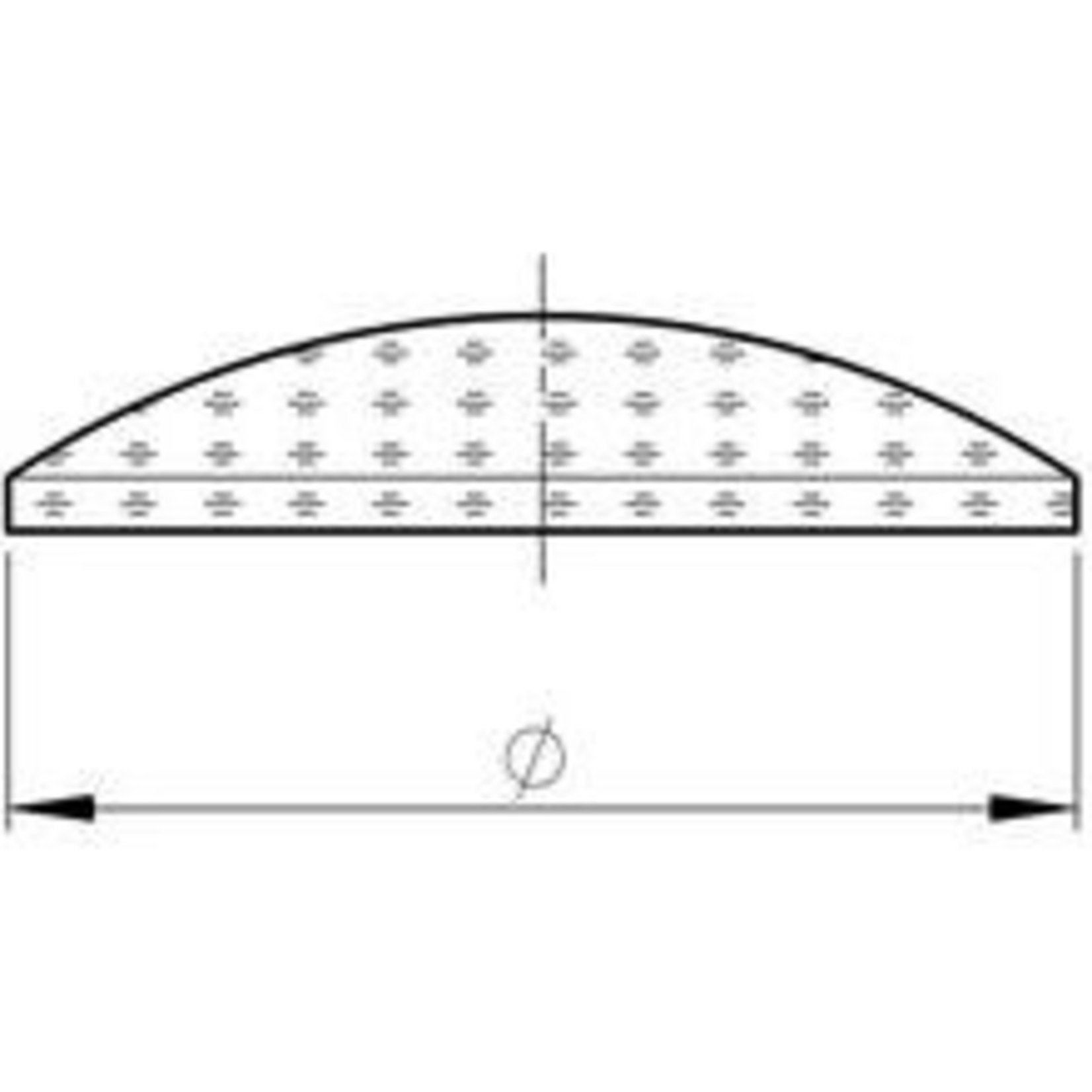 Lente plano-convessa Ø 75,0 mm 4,0 diottrie