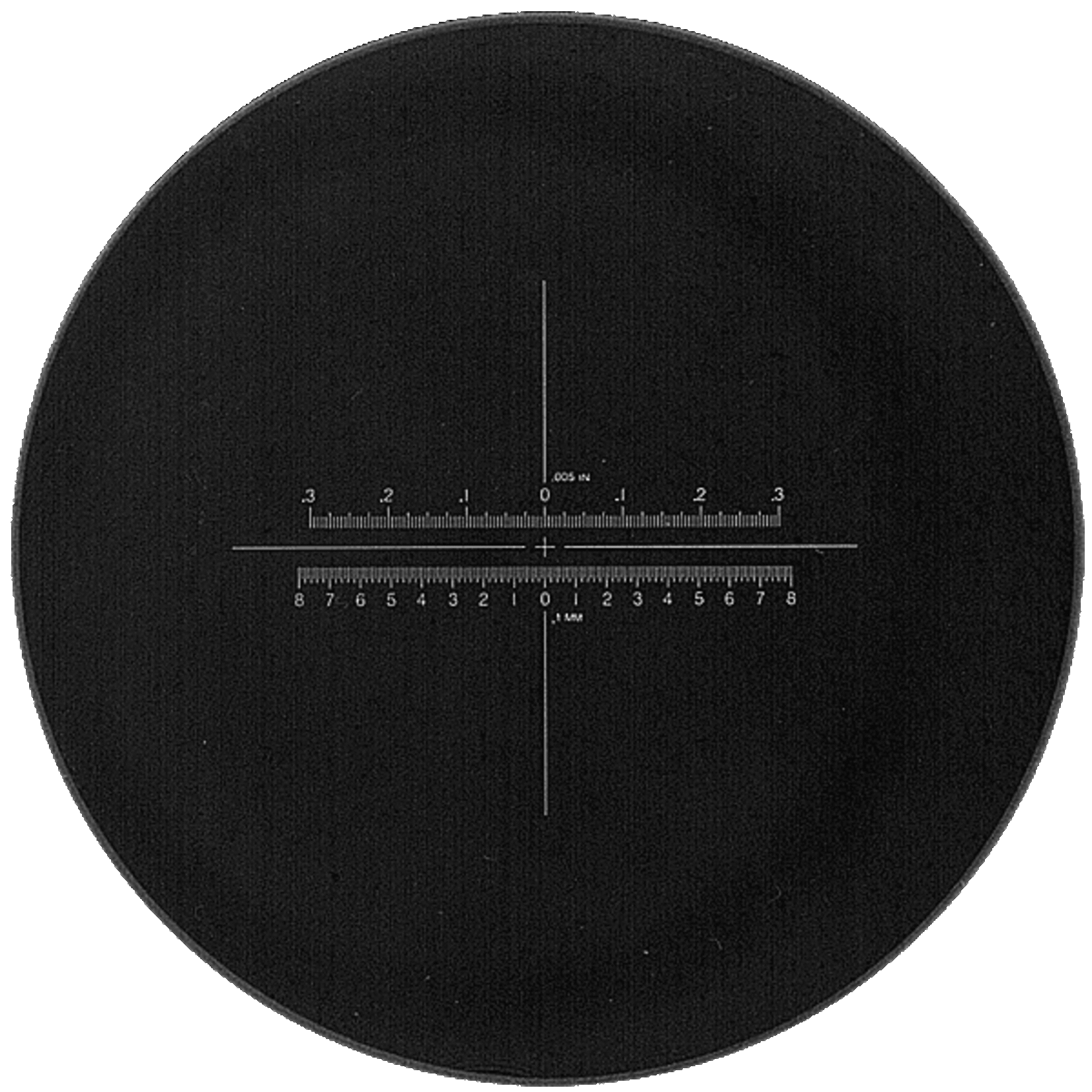 Scales for measuring magnifiers 2015, 1975, 1998 and 1976 in white