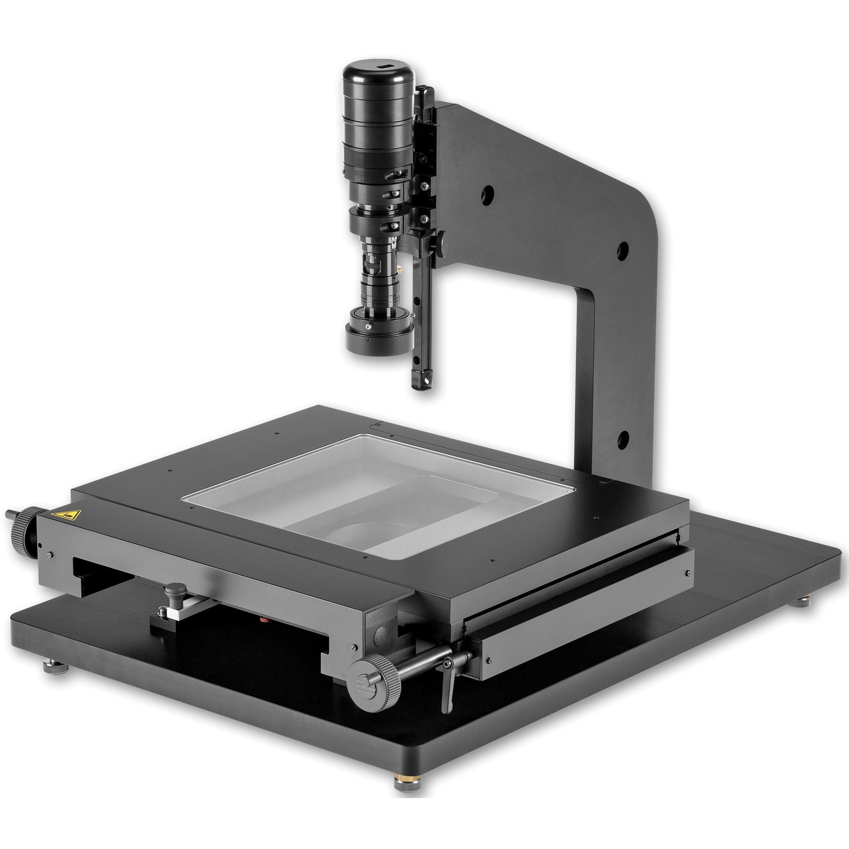 Microscopio di misurazione video USB con tavola di misurazione 200x200 mm, ottica zoom e software di misurazione Metric