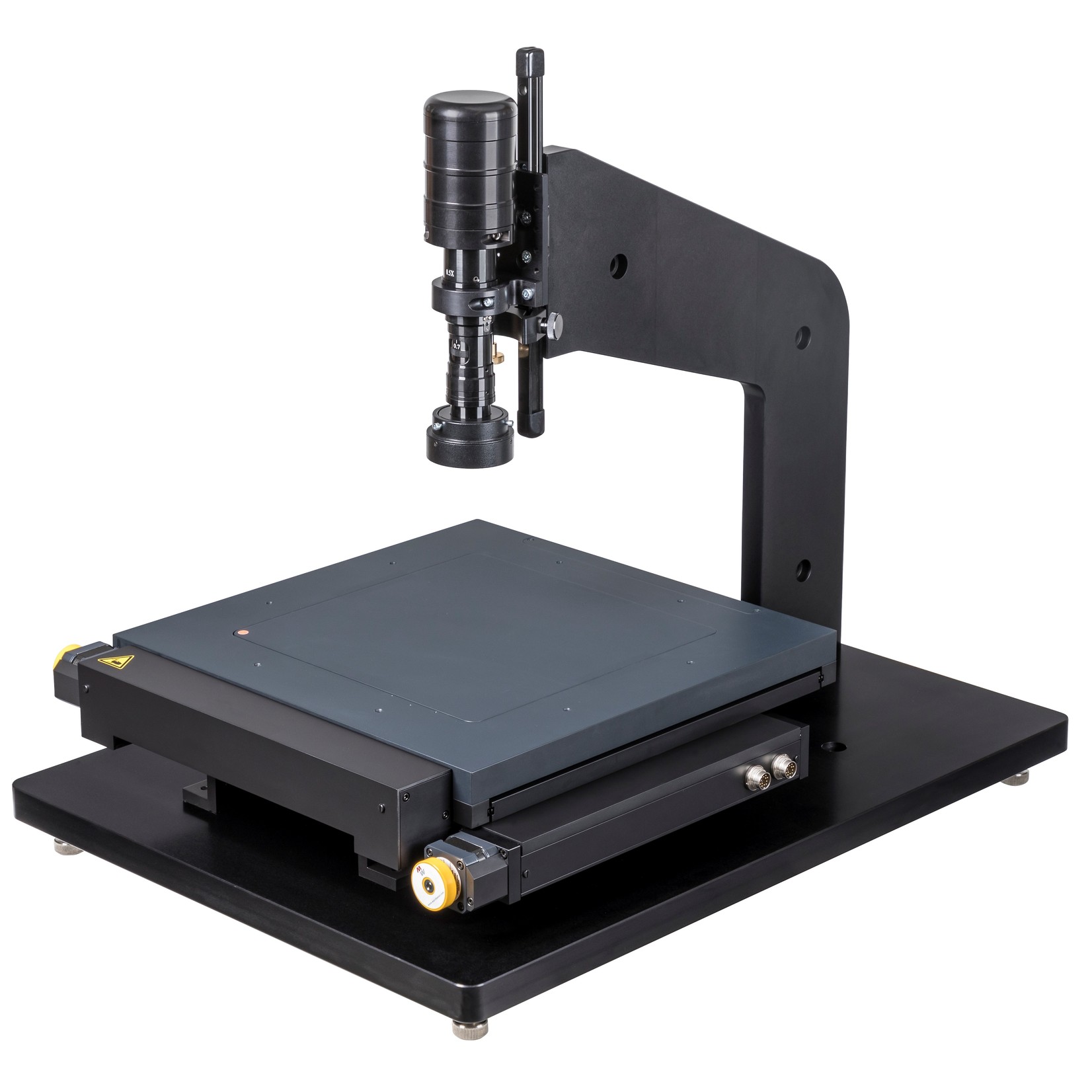 USB video measuring microscope with motorised measuring stage 200x200 mm travel, zoom optics and Metric measuring software