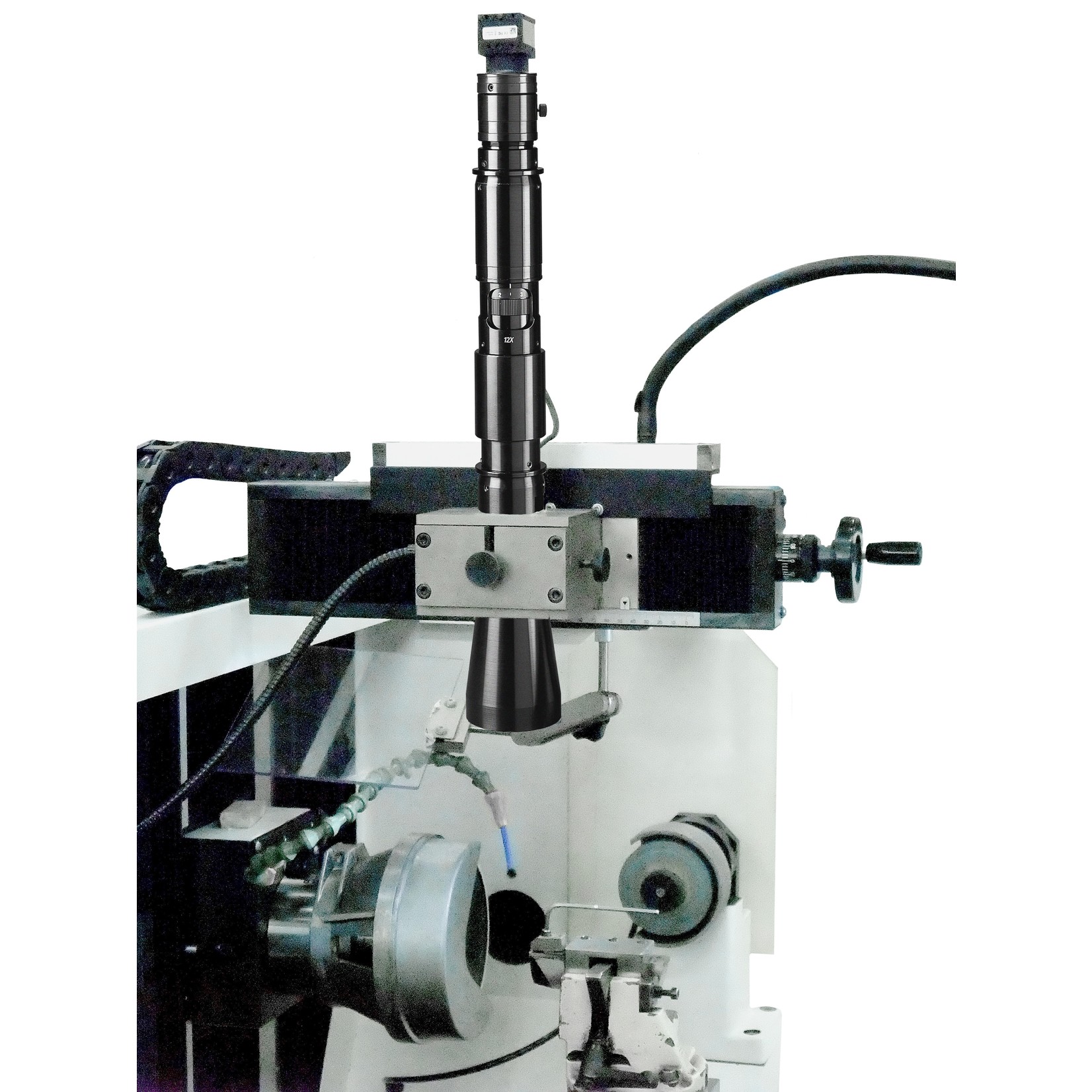 Telecentric zoom system with or without precision guidance