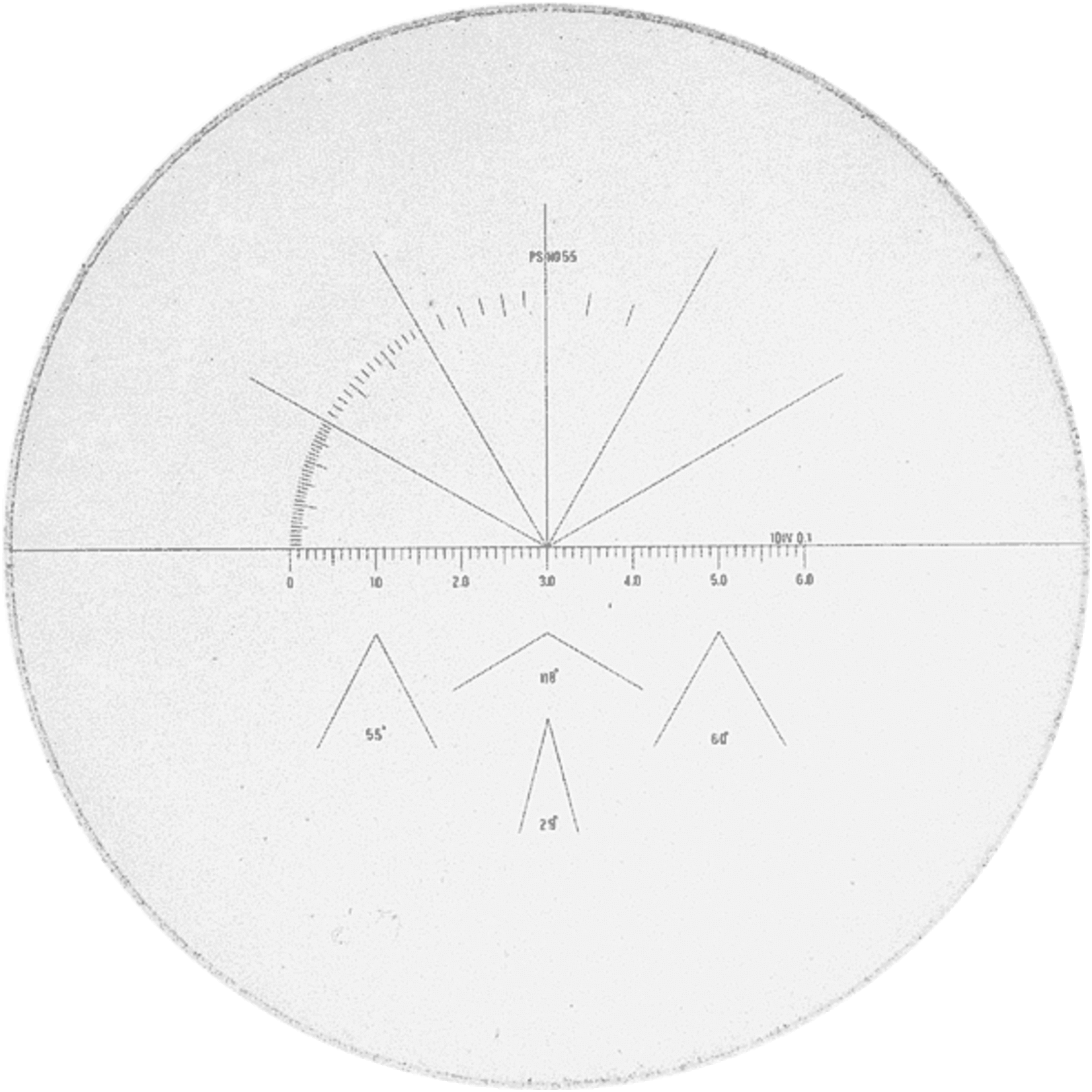 PEAK Oculares intercambiables para microscopios PEAK 10x con escala de medición