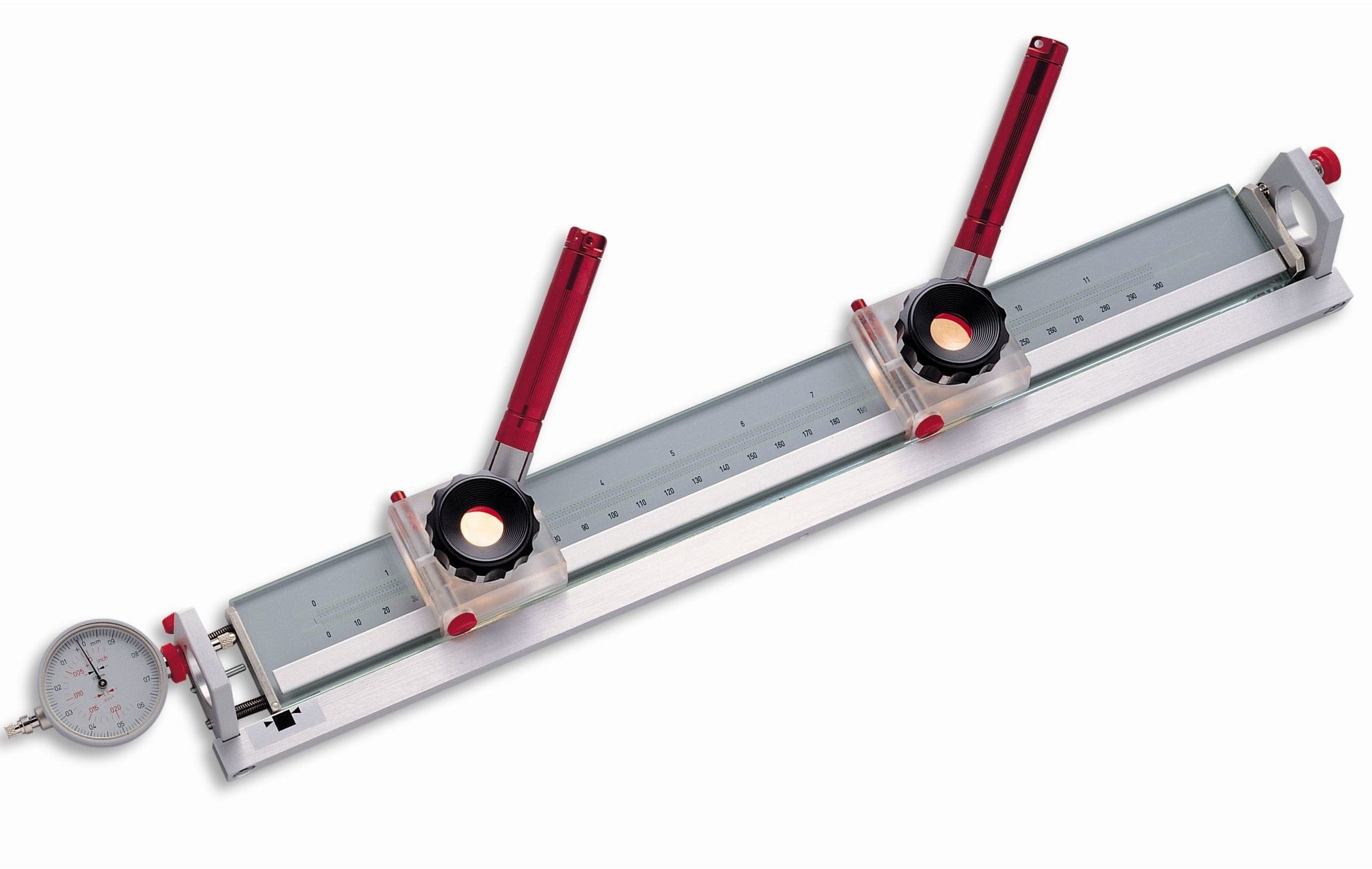 The precision glass measuring rod with additional dial gauge Kitotec