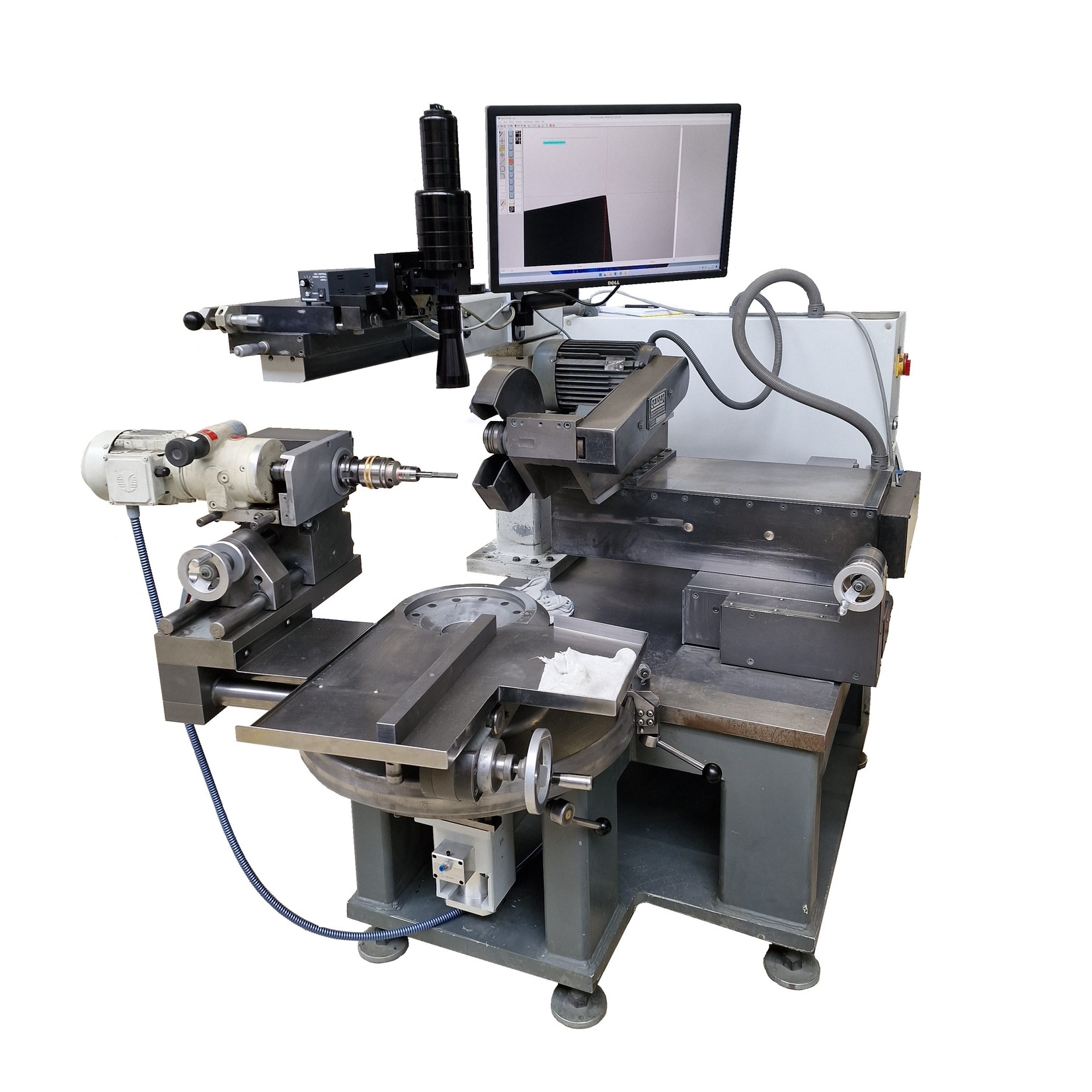 Motorised telecentric zoom system