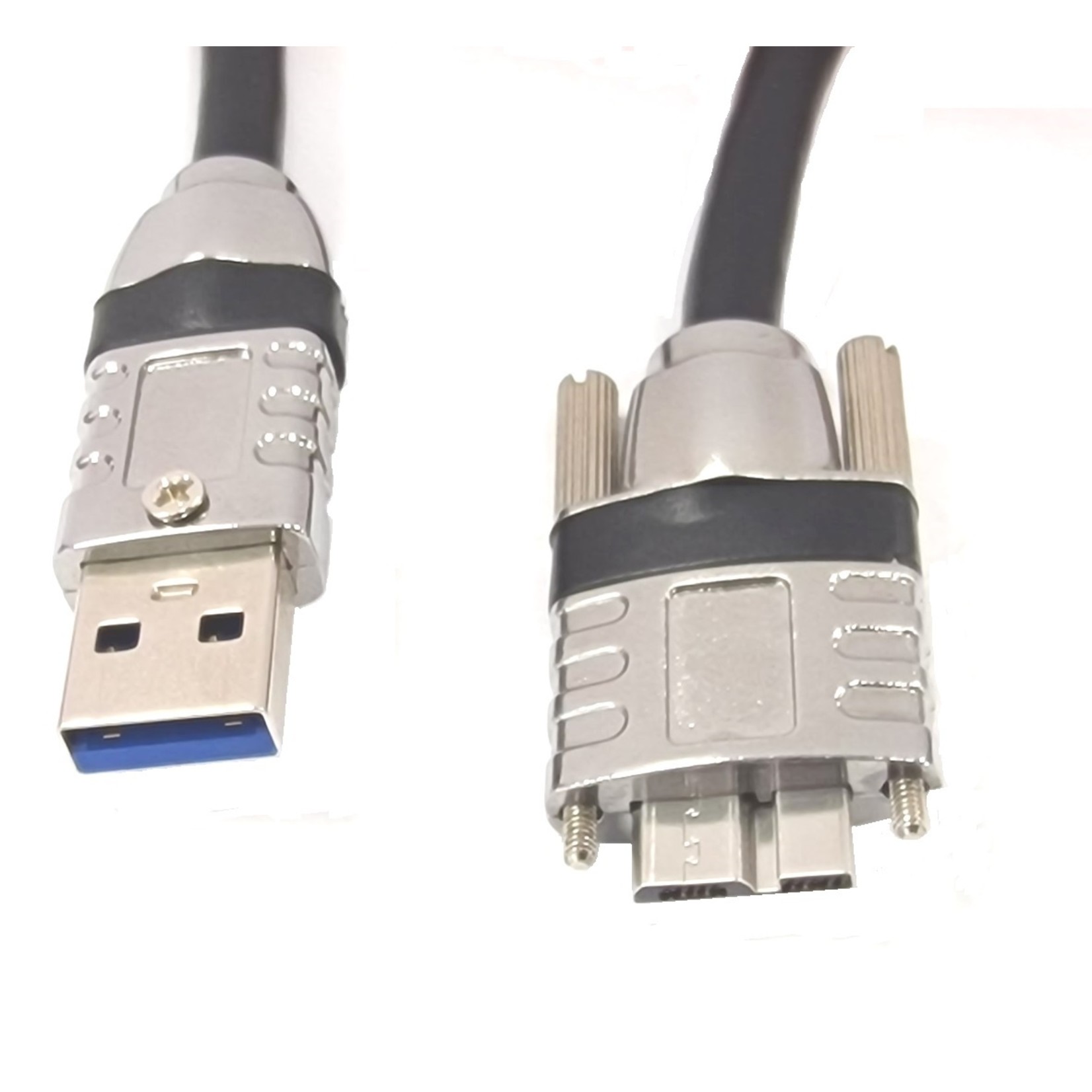 Cabo padrão USB 3, USB Mico B com parafusos rectos em 3 metros de comprimento