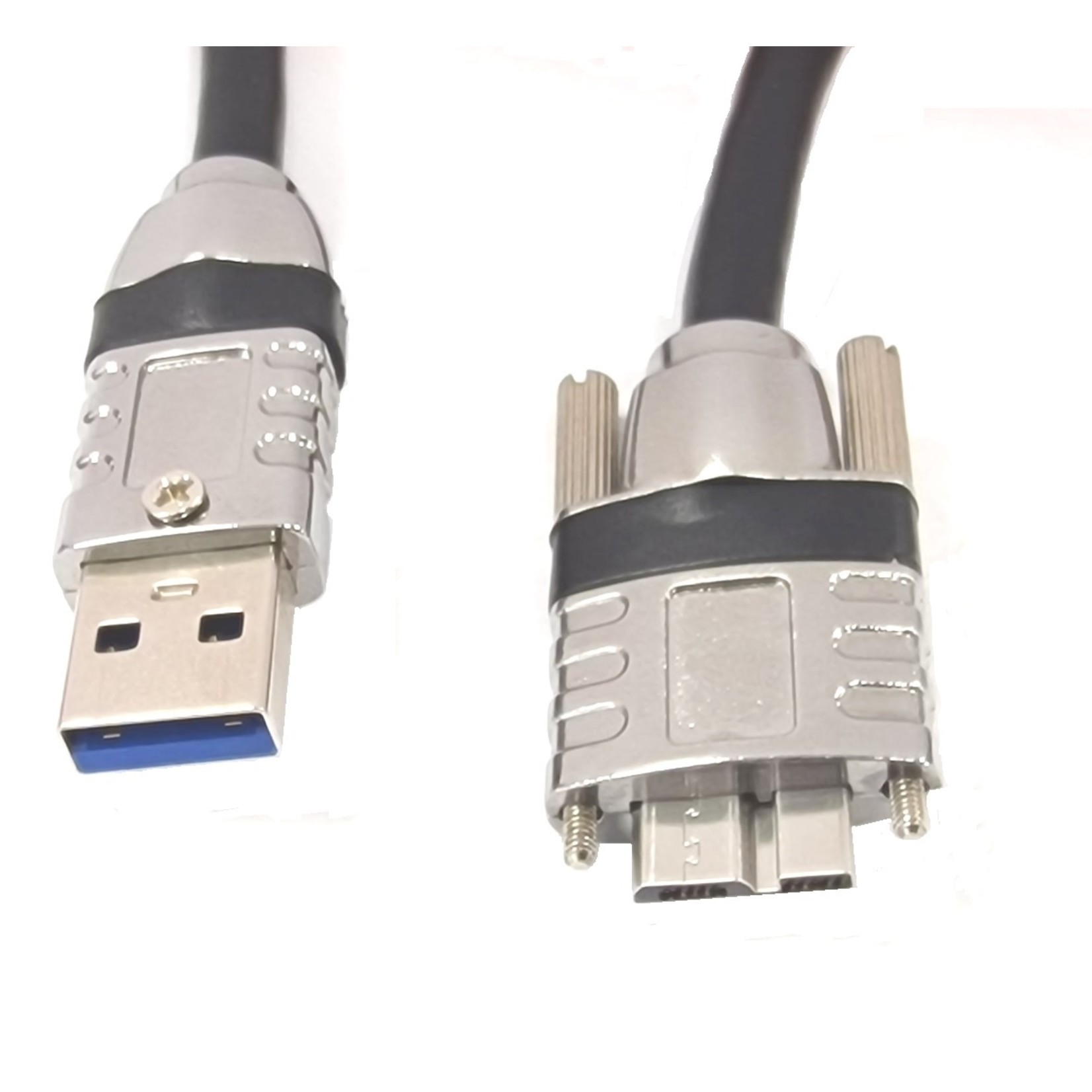 Kabel standardowy USB 3, USB Mico B ze śrubami prosty o długości 5 metrów