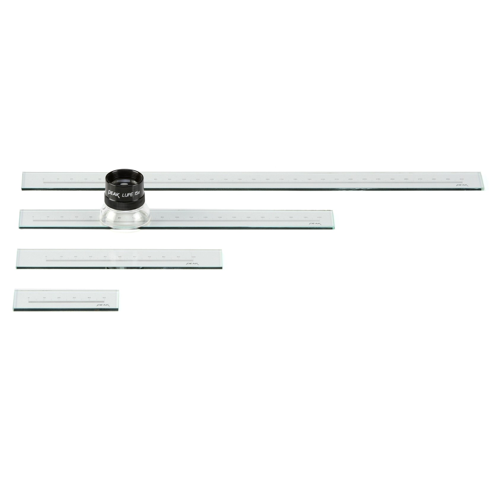 PEAK Glass measuring rod 1972 with 0,1 mm division