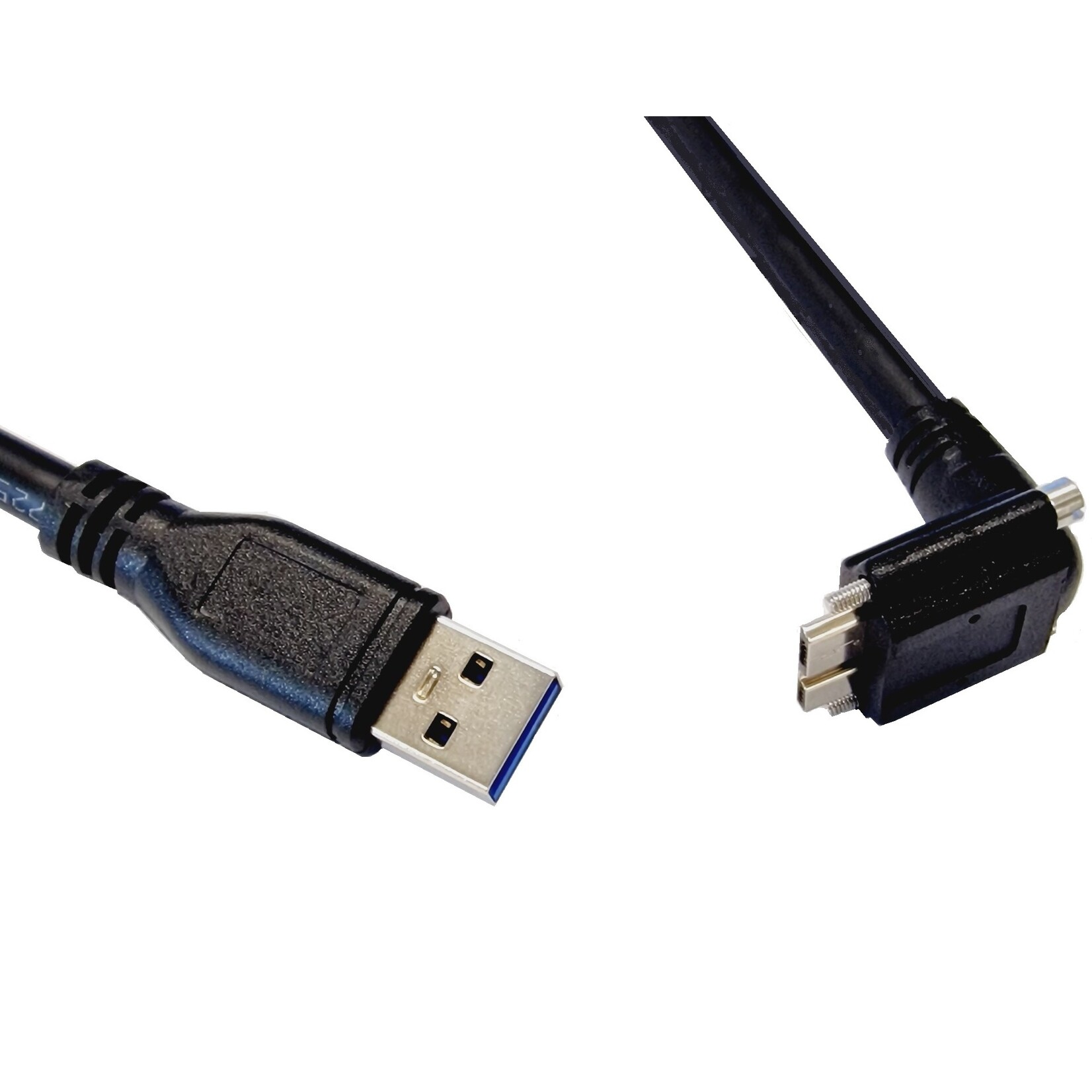 Cavo USB 3, USB Mico B con viti angolate verso la parte anteriore in 5 metri di lunghezza