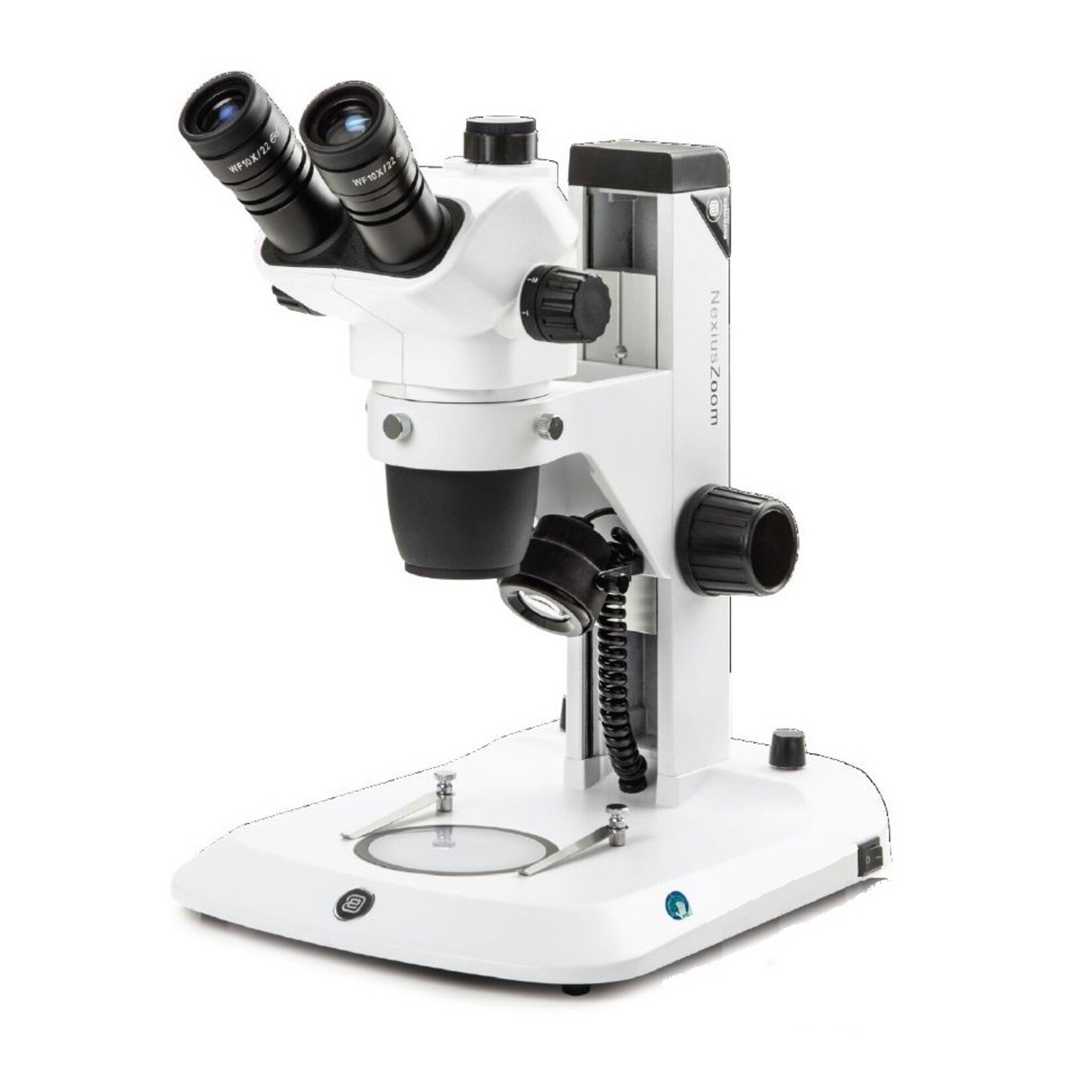 Microscope trinoculaire à zoom stéréo NexiusZoom EVO, objectif zoom 0,65x à 5,5x