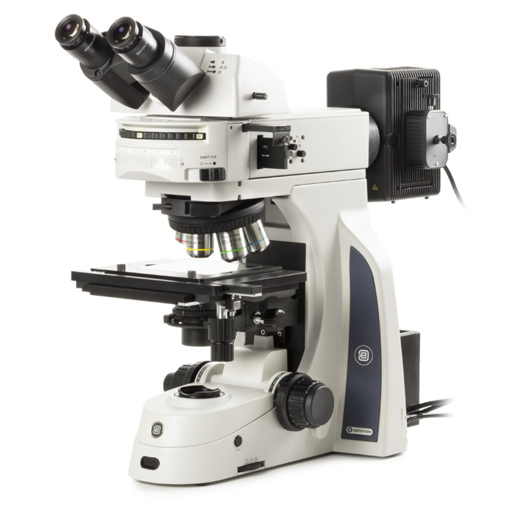 Microscópio Delphi para ensaios de materiais metalúrgicos