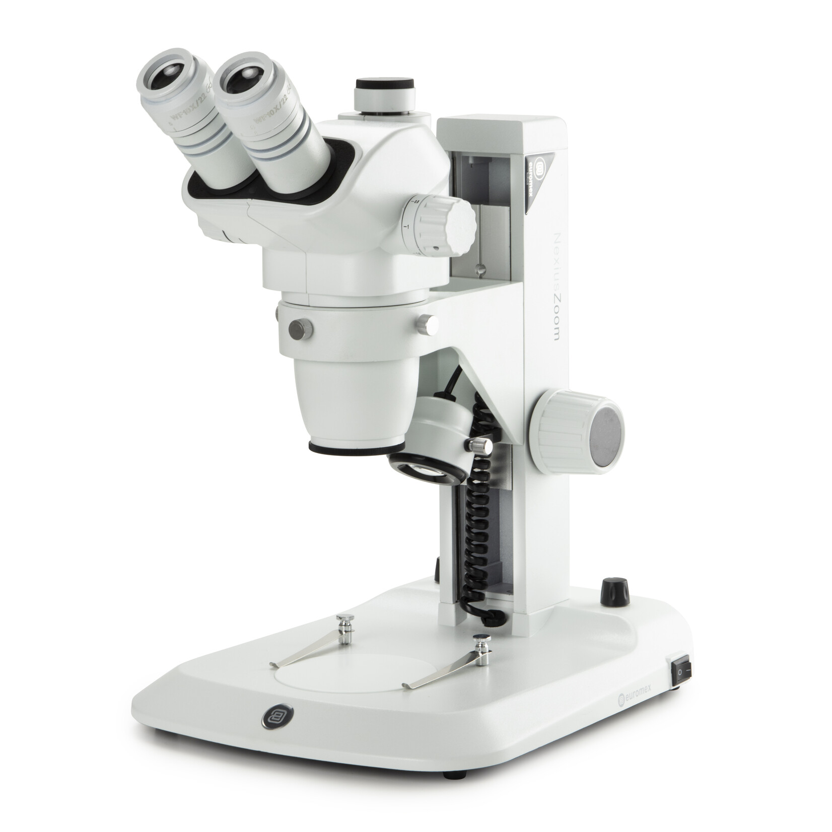 Microscope trinoculaire à zoom stéréo NexiusZoom EVO, objectif zoom 0,65x à 5,5x