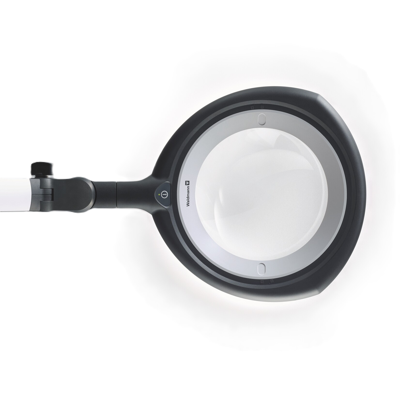 TEVISIO magnifying lamp with anti-reflective glass lens