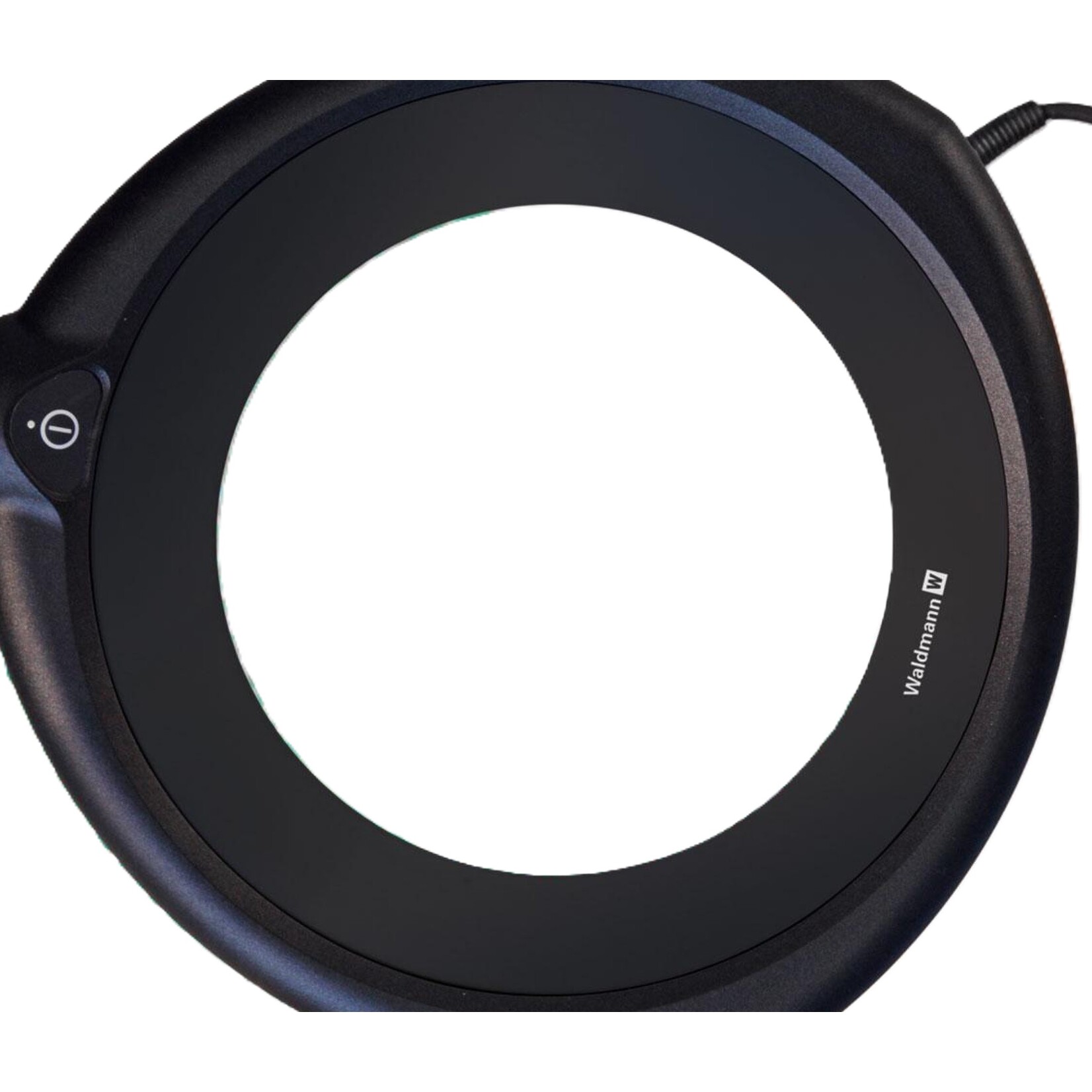 Luminária de ampliação TEVISIO com lente de vidro antirreflexo na versão ESD