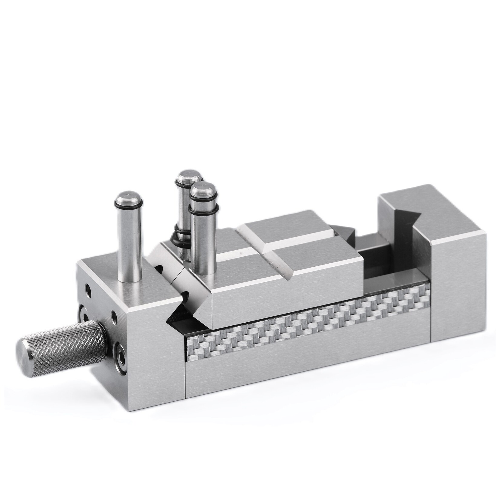 Universal precision vice for sensitive clamping