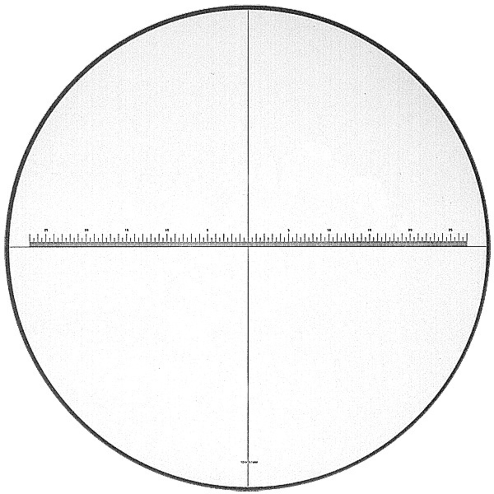 Echelle de rechange pour loupe de mesure PEAK 1990-4 avec graduation 0,1 mm