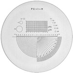 Échelles de rechange pour loupes de mesure 10x