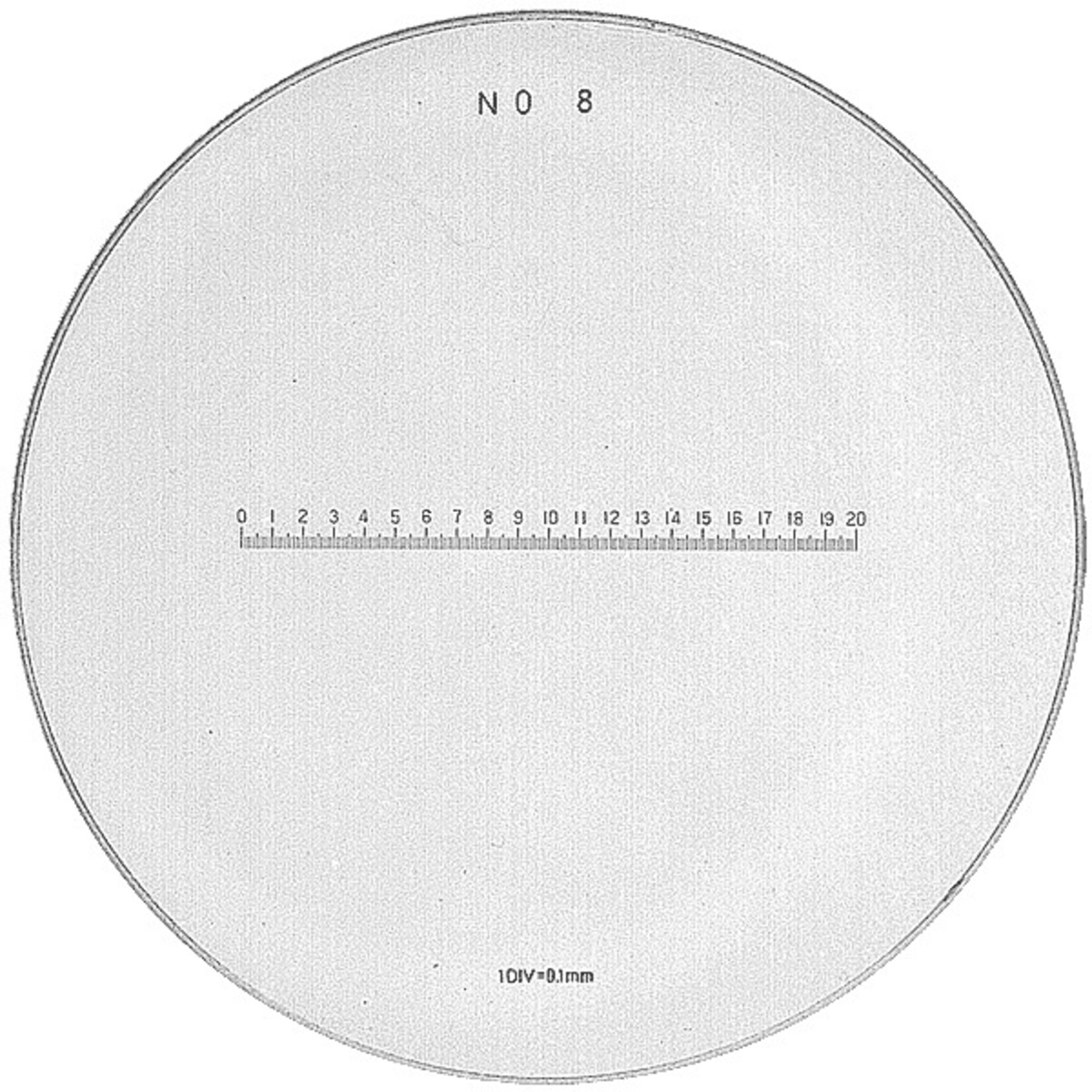 Scales for measuring loupes 1983, 2028, 2004 and KIMAG-10 in black