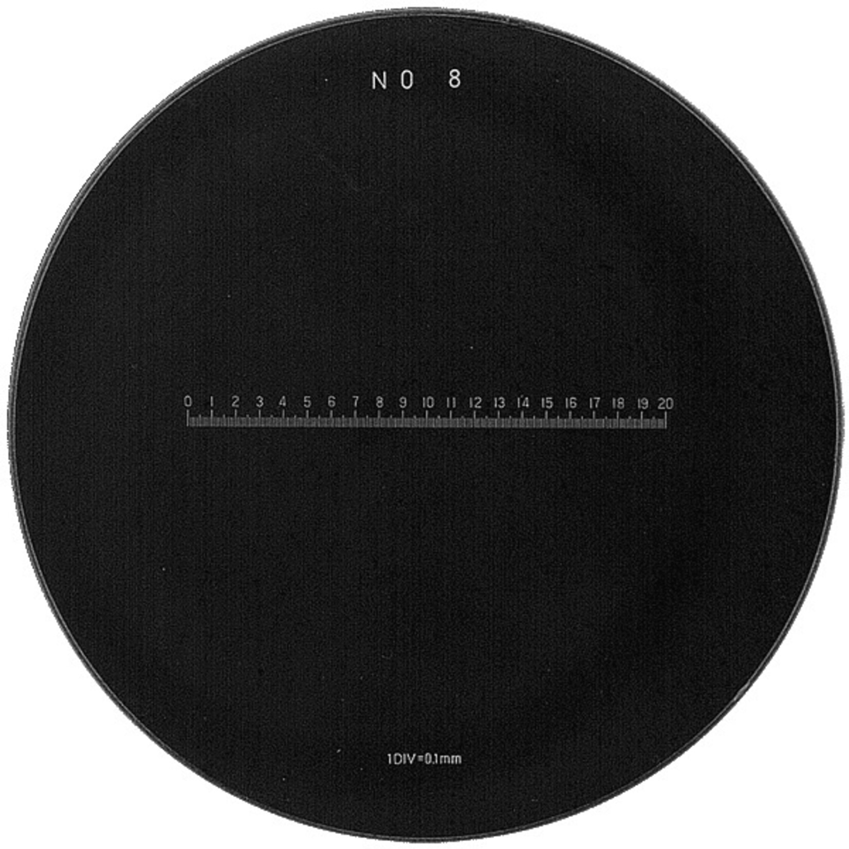 Scales for measuring loupes 1983, 2028, 2004 and KIMAG-10 in white