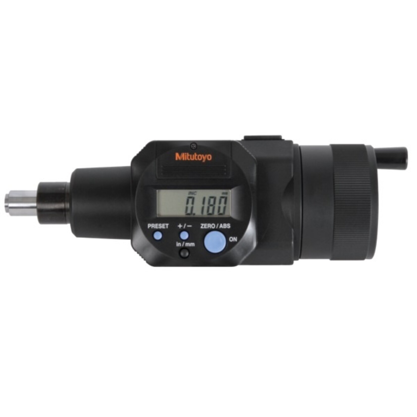 Digital micrometer head with 50 mm measuring length