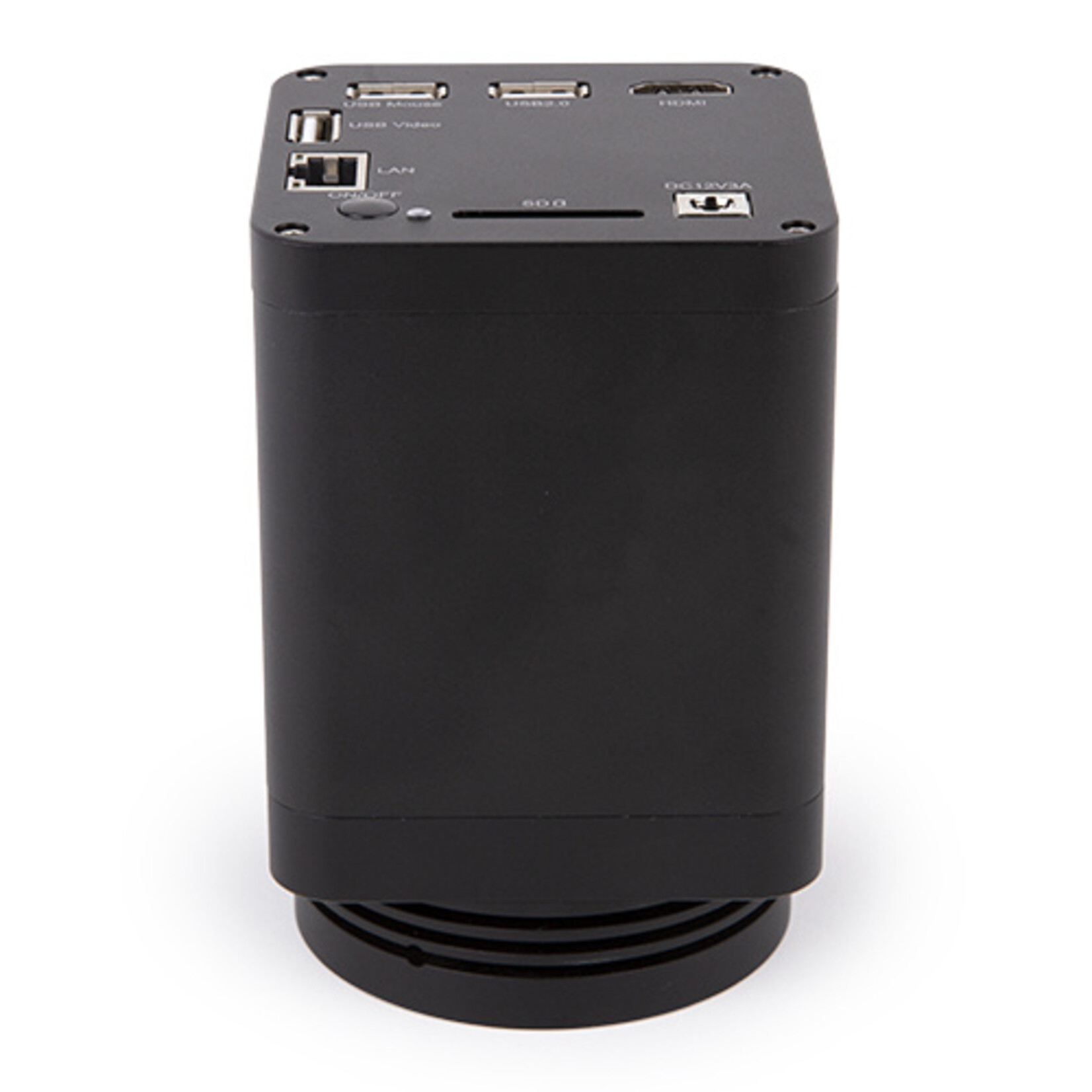 HDMI camera with integrated optics and LED lighting