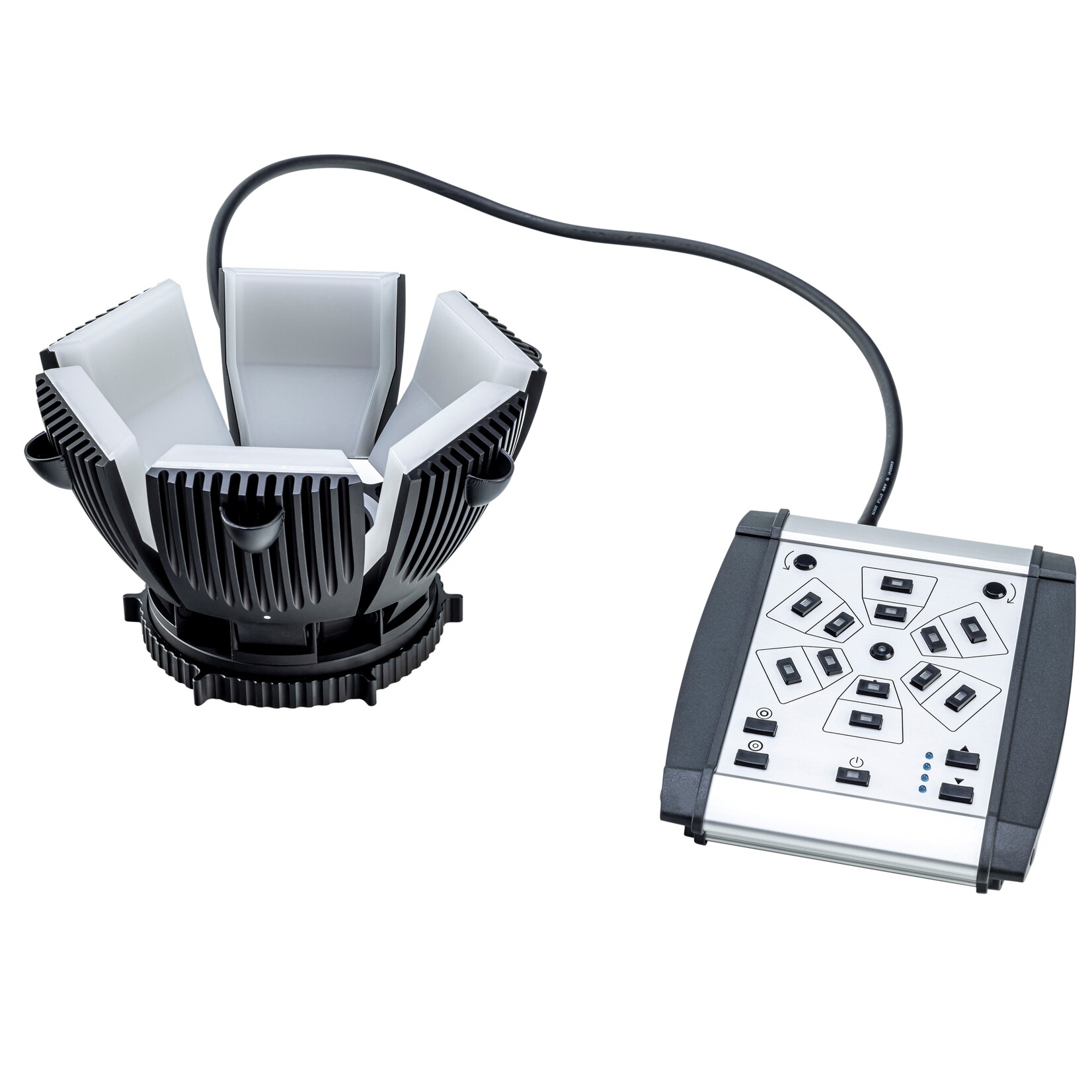 SUNFLOWER - iluminação LED com estereomicroscópio