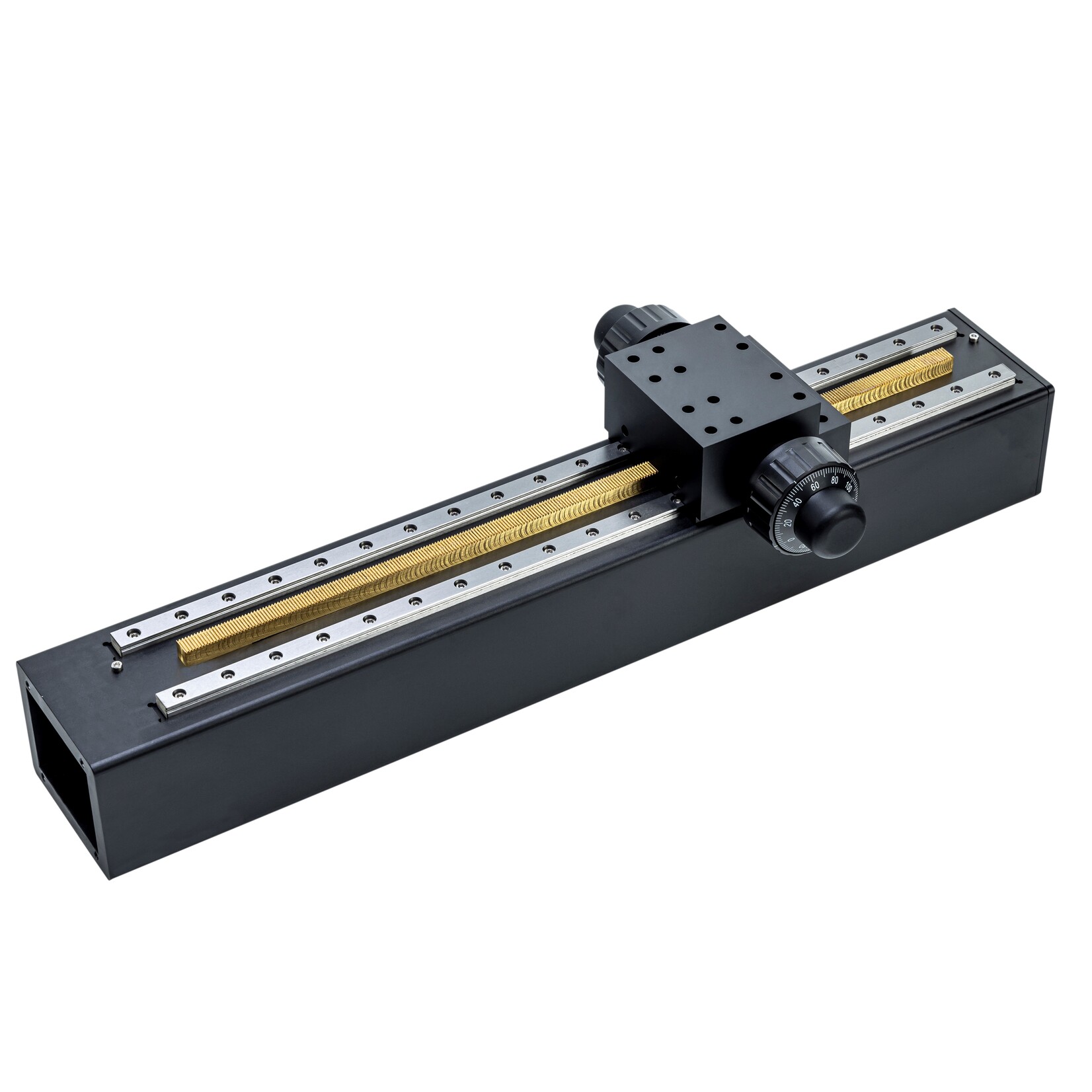Precision height adjustment for optics with coarse and fine adjustment