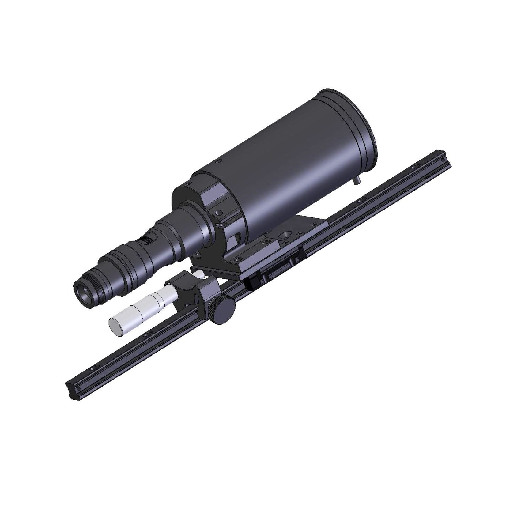 Zoom optics for installation in tripods or grinding machines