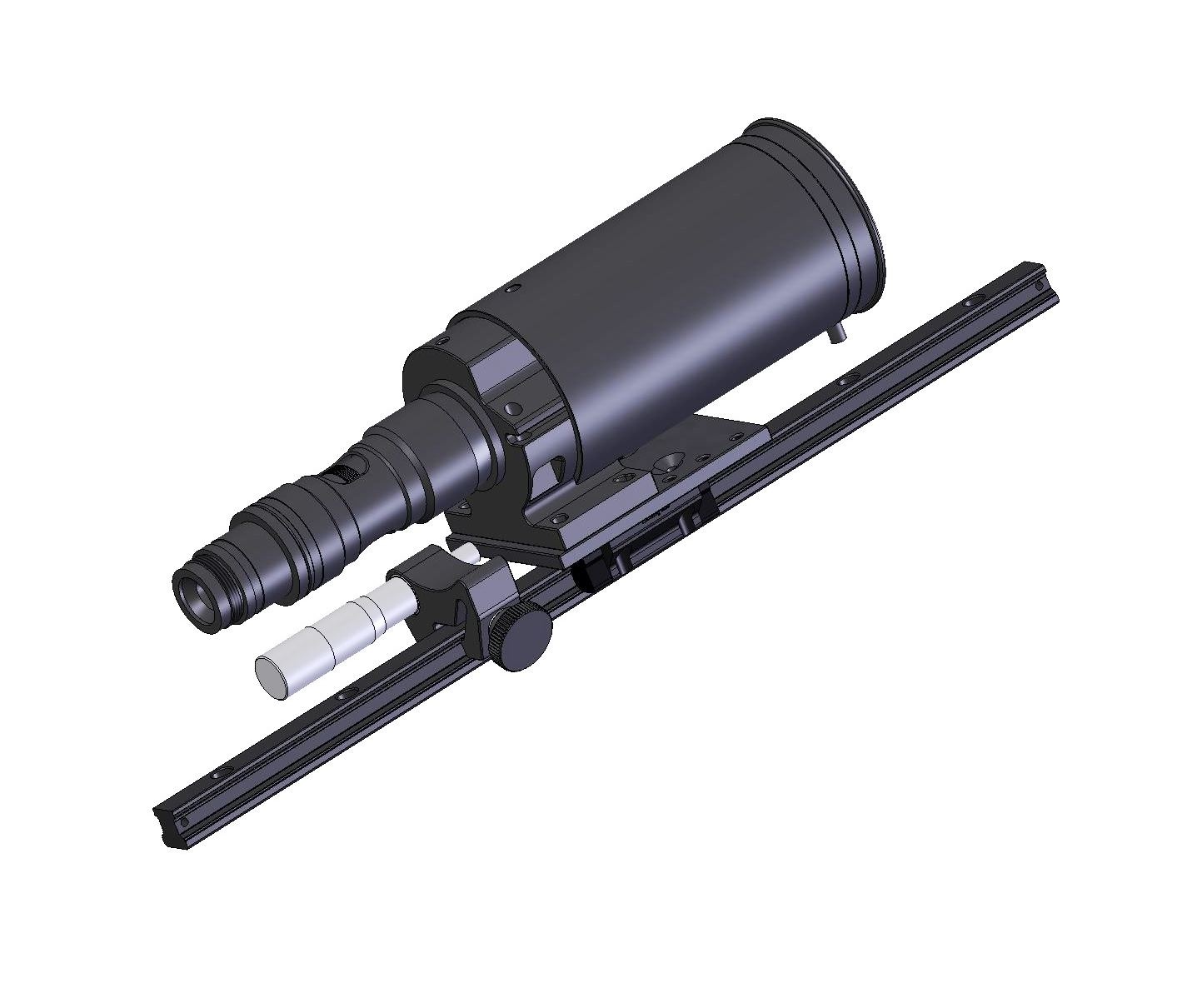 Image Opticks Plus Machine Zoom optics with LED ring light for installation in stands or grinding ...