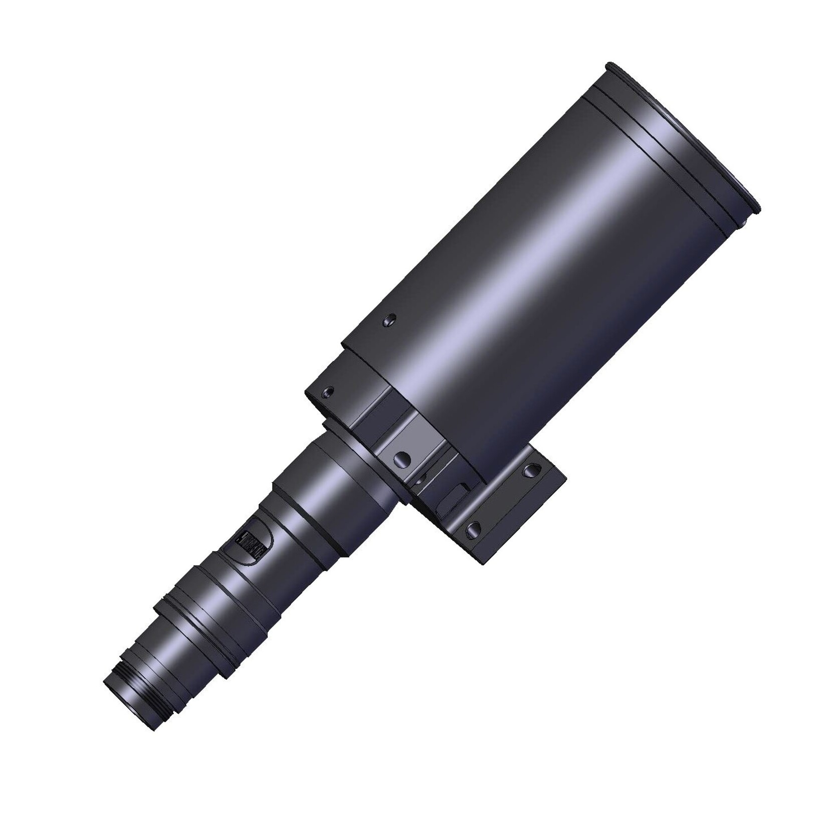 Zoom optics for installation in tripods or grinding machines