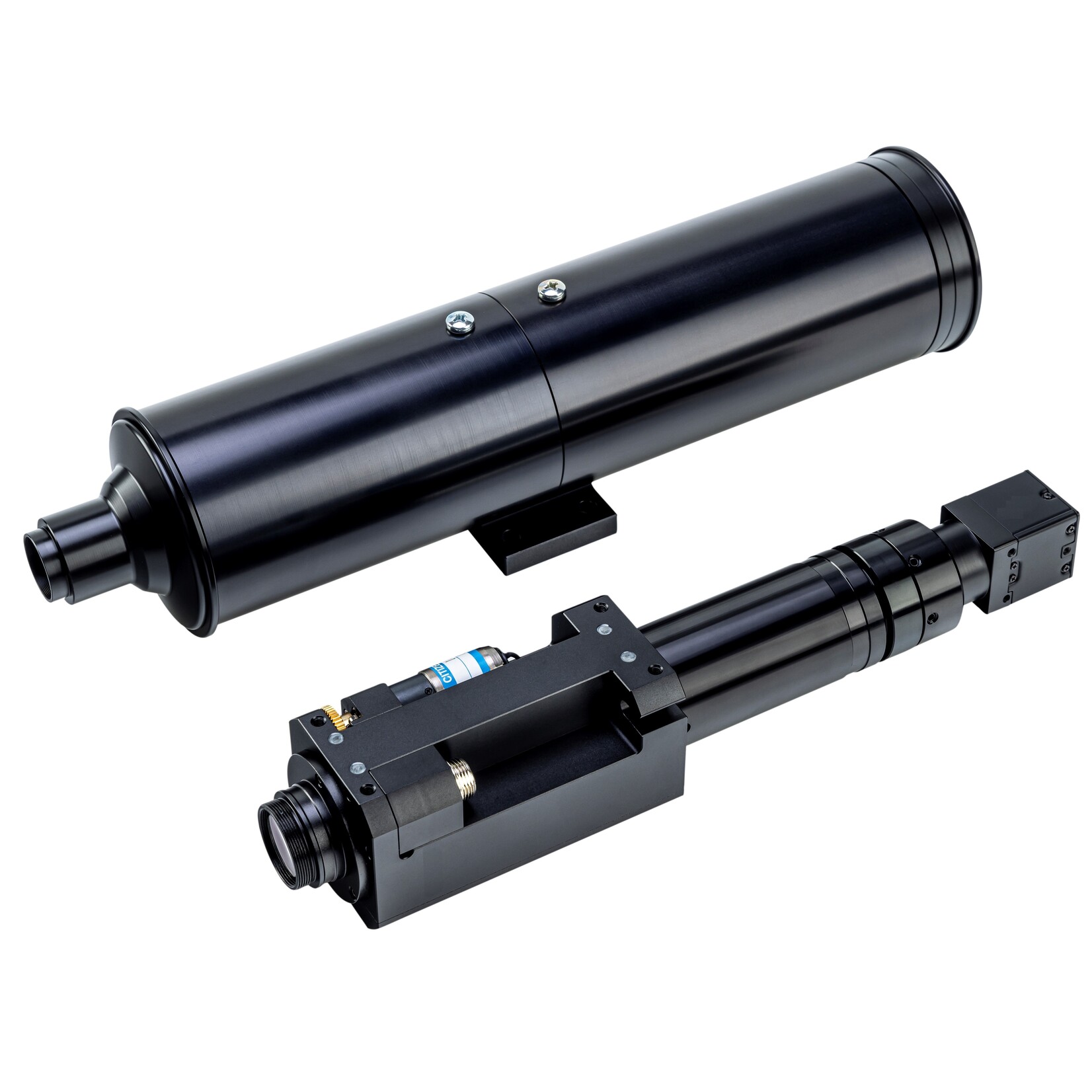 Motorized zoom system with or without protective housing and USB 3.0 camera 5.6 megapixels