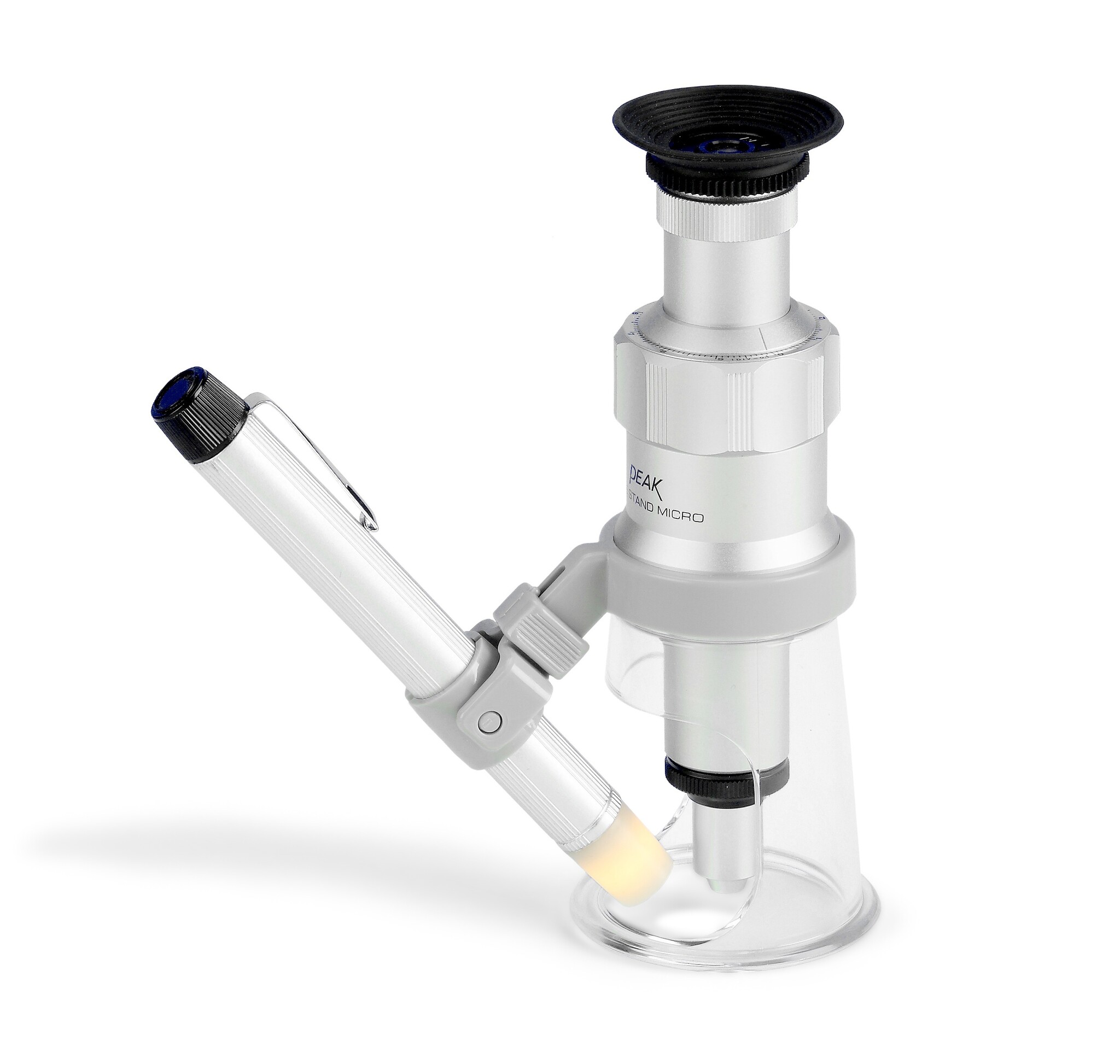 PEAK measuring microscopes with 150x, 200x, and 300x magnification ...