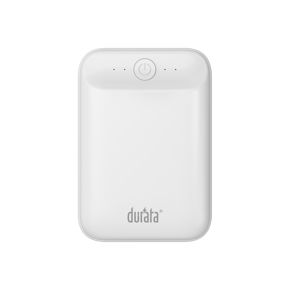 Durata Ultra-Compact Power Bank 10.000 mAh DRPB33B - White