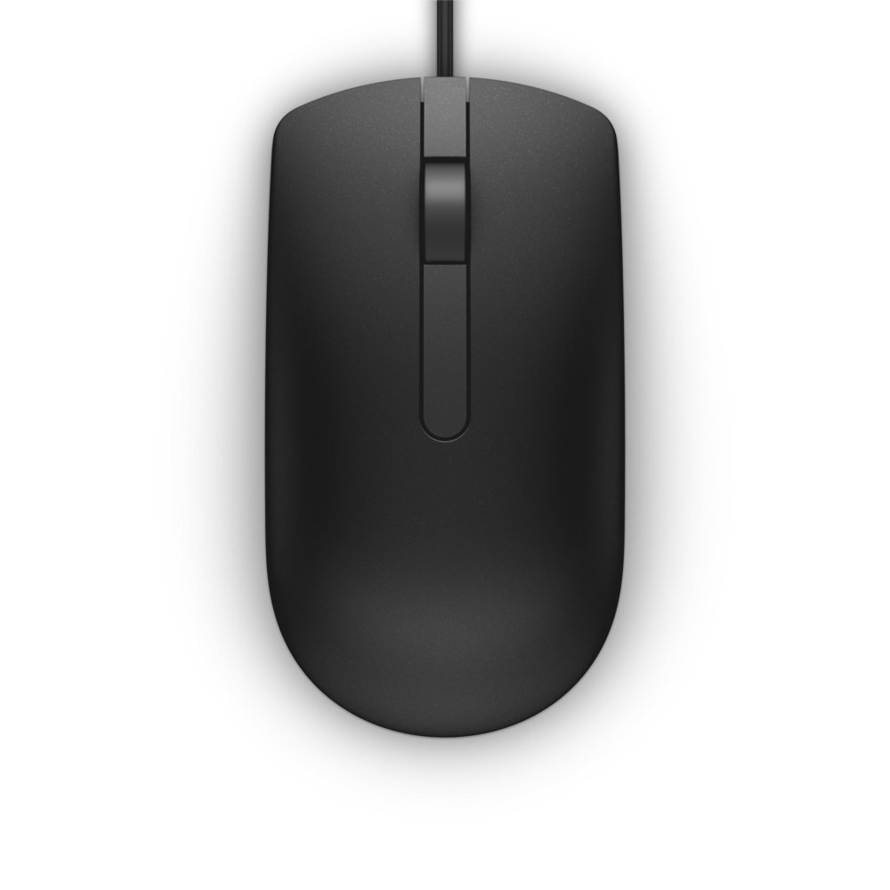 DELL MS116 muis Ambidextrous USB Type-A Optisch 1000 DPI