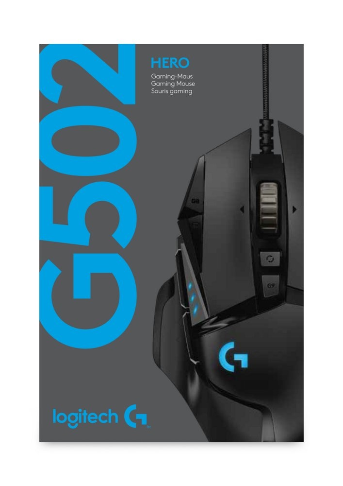 G502 Hero muis Rechtshandig USB Type-A Optisch 16000 DPI