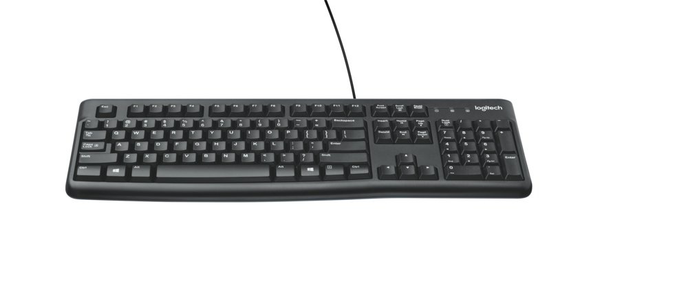 K120 toetsenbord USB QWERTY Internationaal Noordzee Zwart