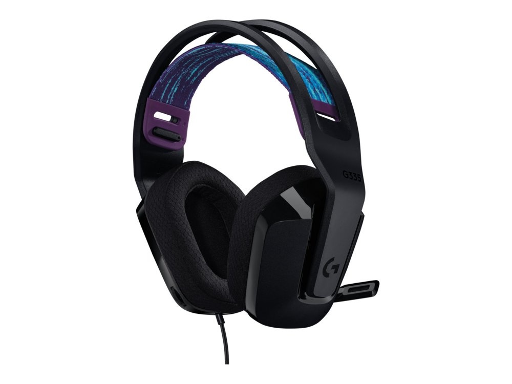 G G335 Wired Gaming Headset Bedraad Hoofdband Gamen Zwart