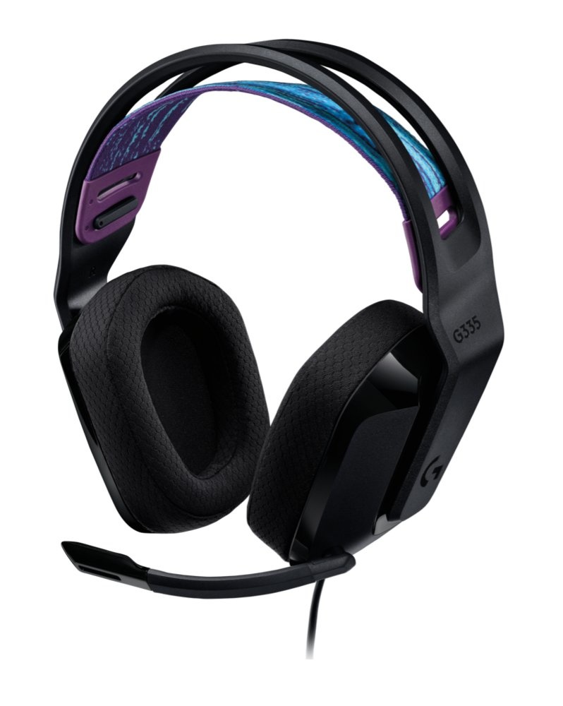 G G335 Wired Gaming Headset Bedraad Hoofdband Gamen Zwart