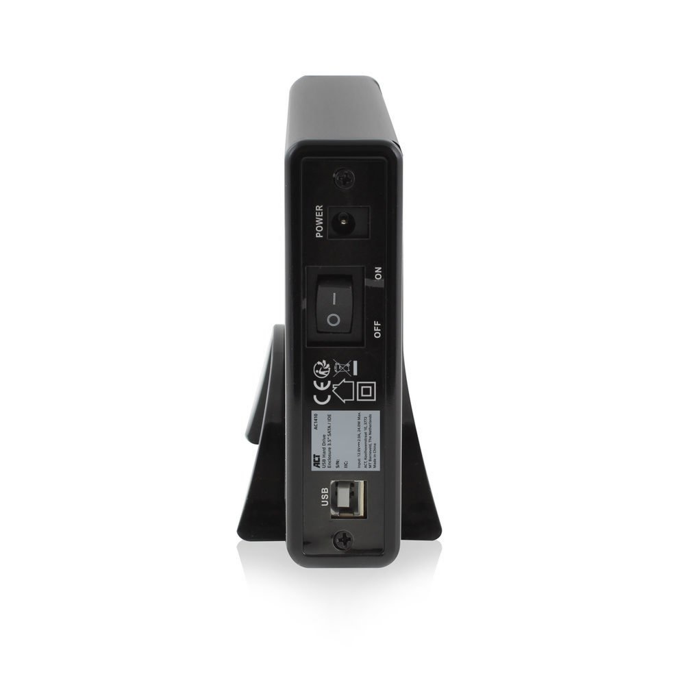 ACT AC1410 behuizing voor opslagstations HDD-behuizing Zwart 3.5"
