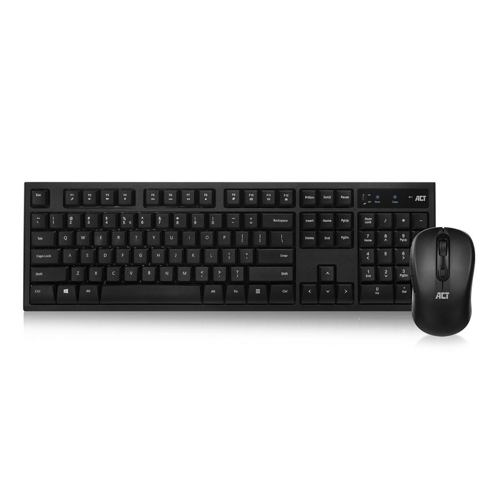 AC5700 toetsenbord RF Draadloos QWERTY US International Zwart