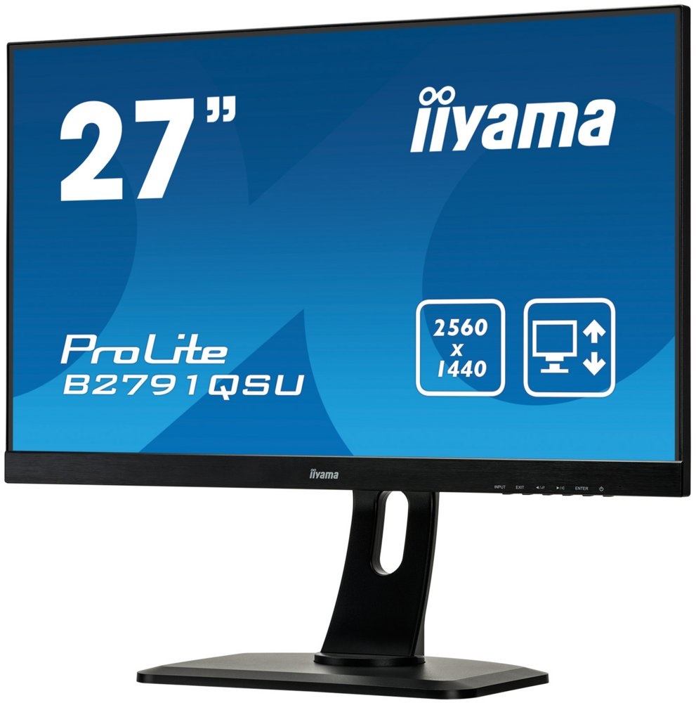 iiyama ProLite B2791QSU-B1 computer monitor 68,6 cm (27") 2560 x 1440 Pixels Quad HD LED Zwart