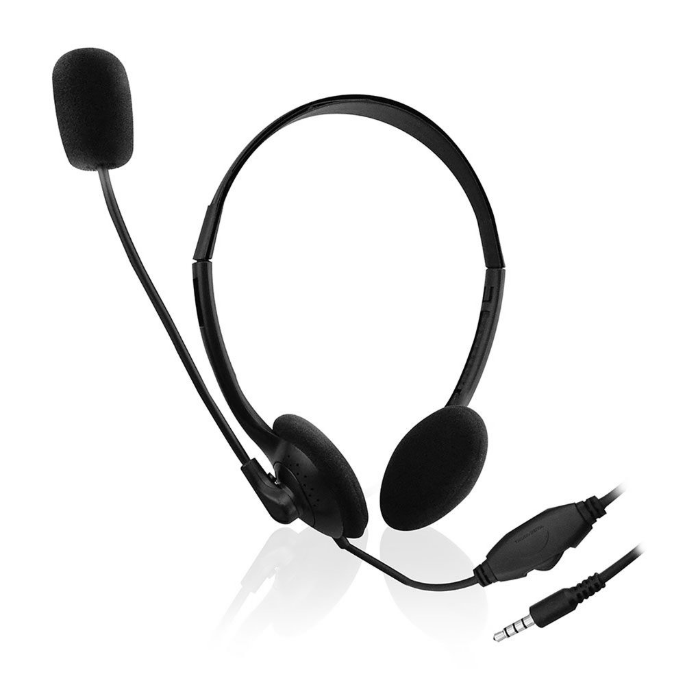EW3567 hoofdtelefoon/headset Hoofdband 3,5mm-connector Zwart