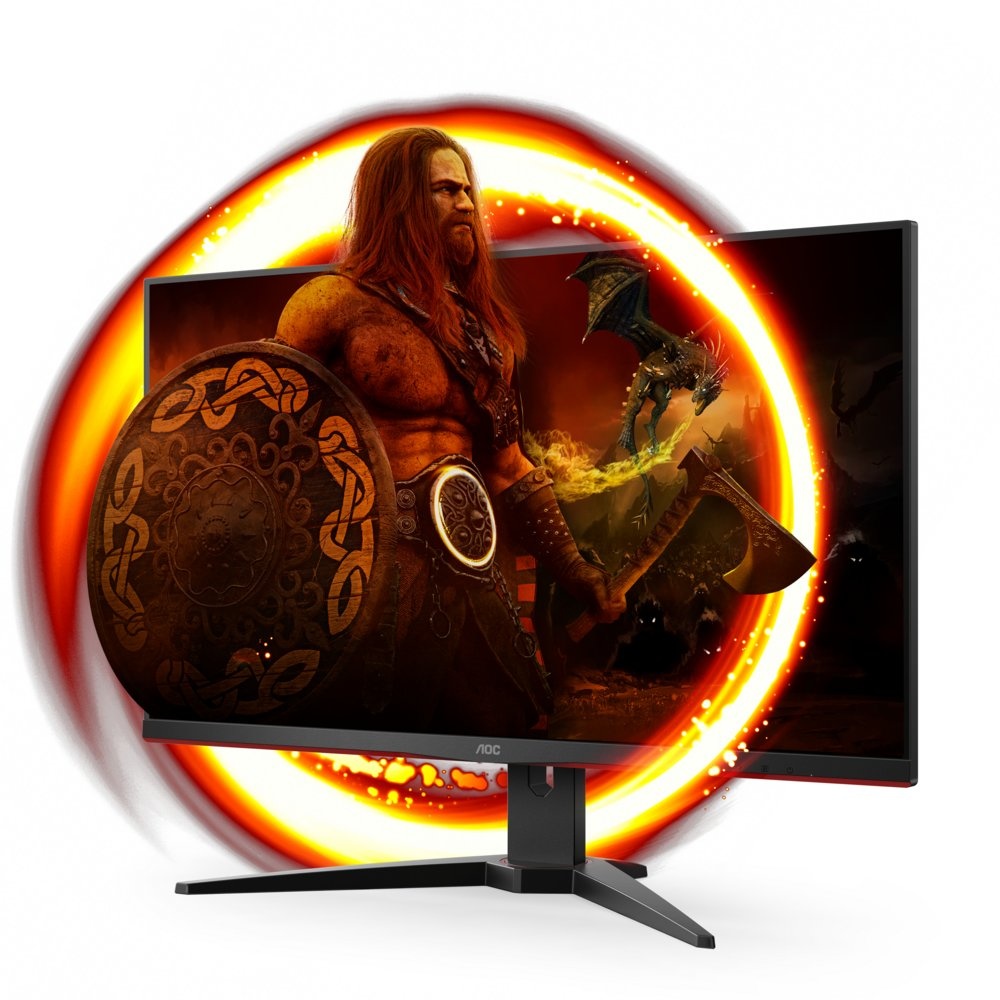 G2 U28G2AE/BK LED display 71,1 cm (28") 3840 x 2160 Pixels 4K Ultra HD Zwart, Rood