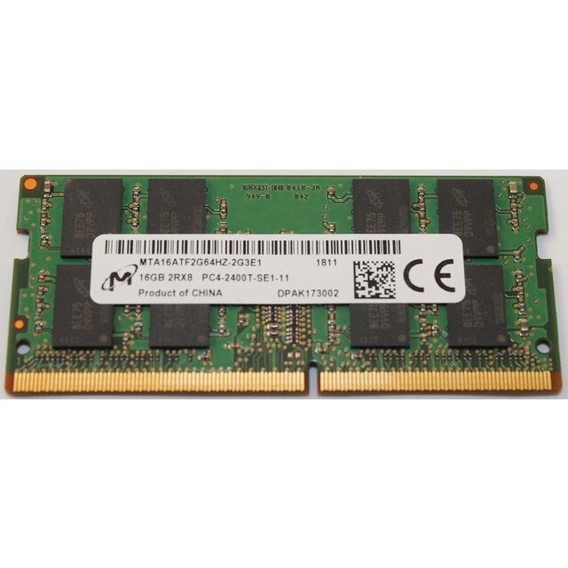 Micron 16GB 2RX8 PC4-2400T-SE1-11