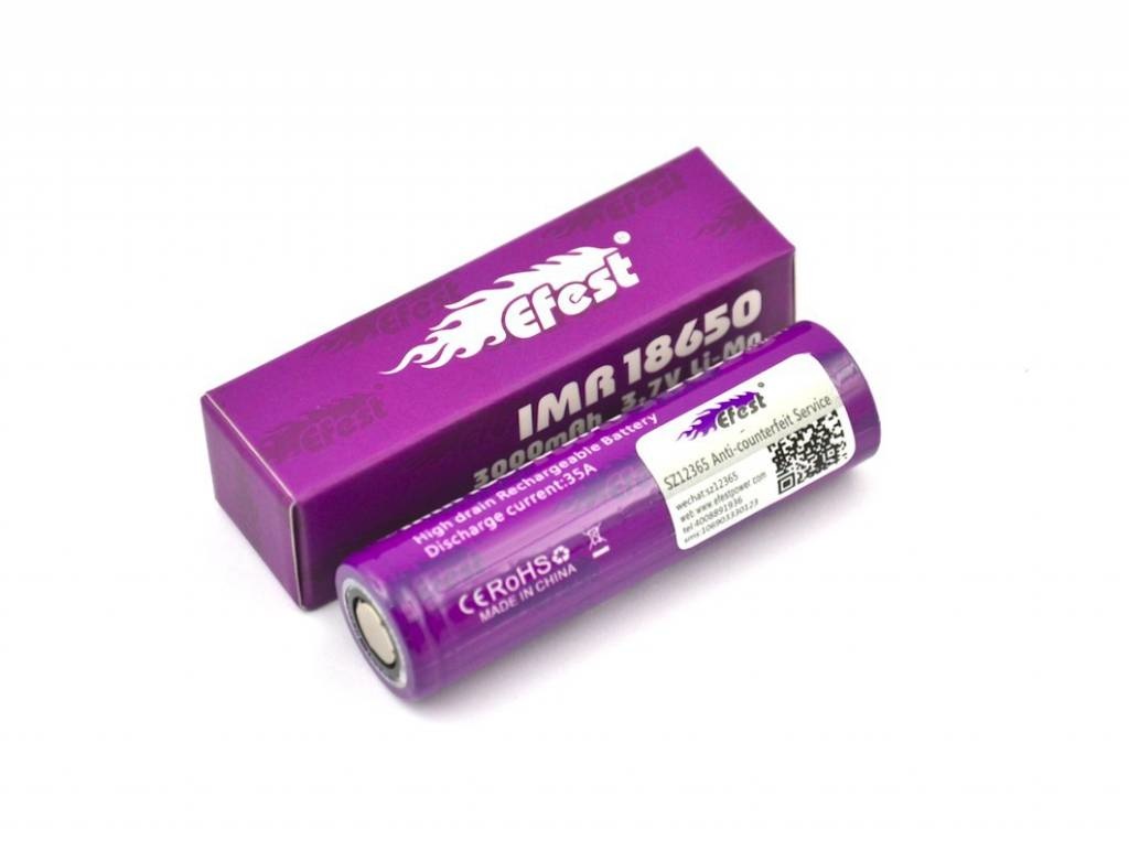 Efest 18650 batterij - 1pc