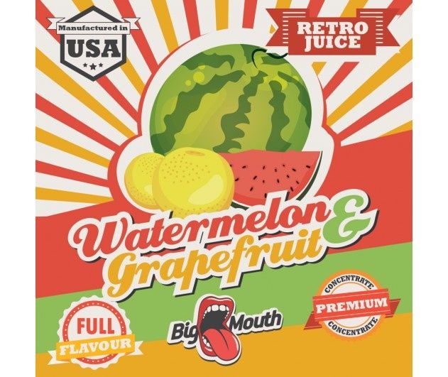 Big Mouth Retro Juice Aroma - Watermelon & Grapefruit